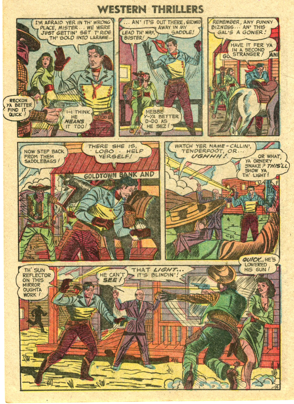 Read online Western Thrillers (1948) comic -  Issue #4 - 28