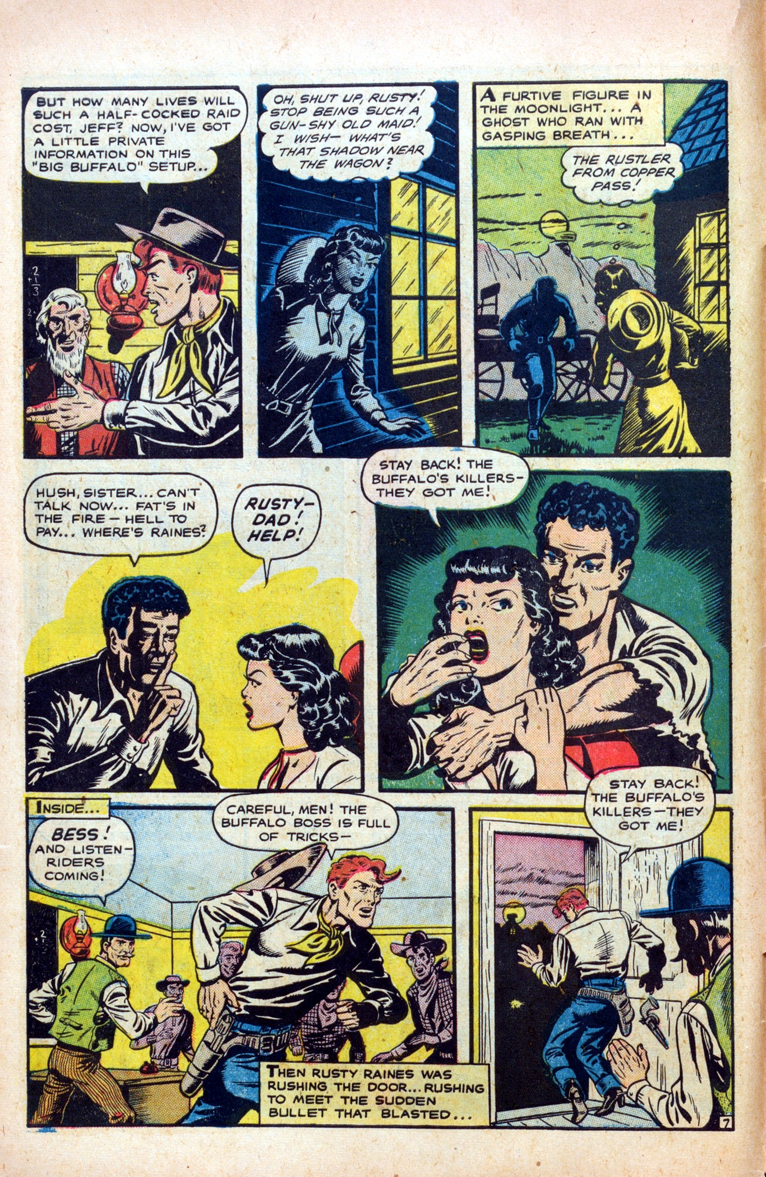 Read online Cowgirl Romances (1950) comic -  Issue #1 - 10