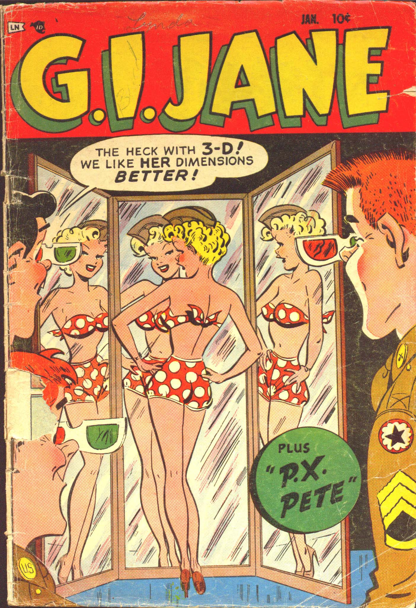 Read online G. I. Jane (1953) comic -  Issue #5 - 1