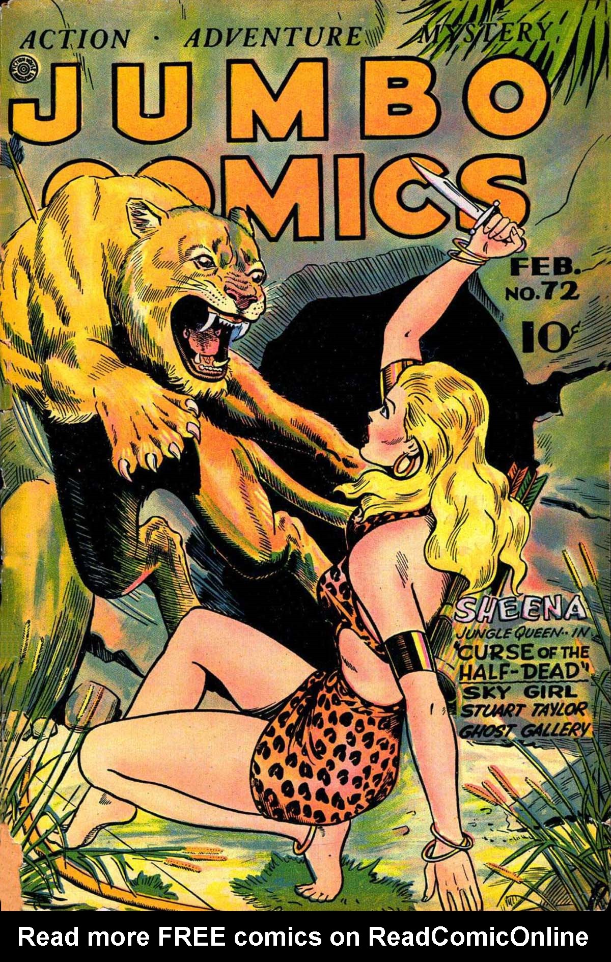 Read online Jumbo Comics comic -  Issue #72 - 1