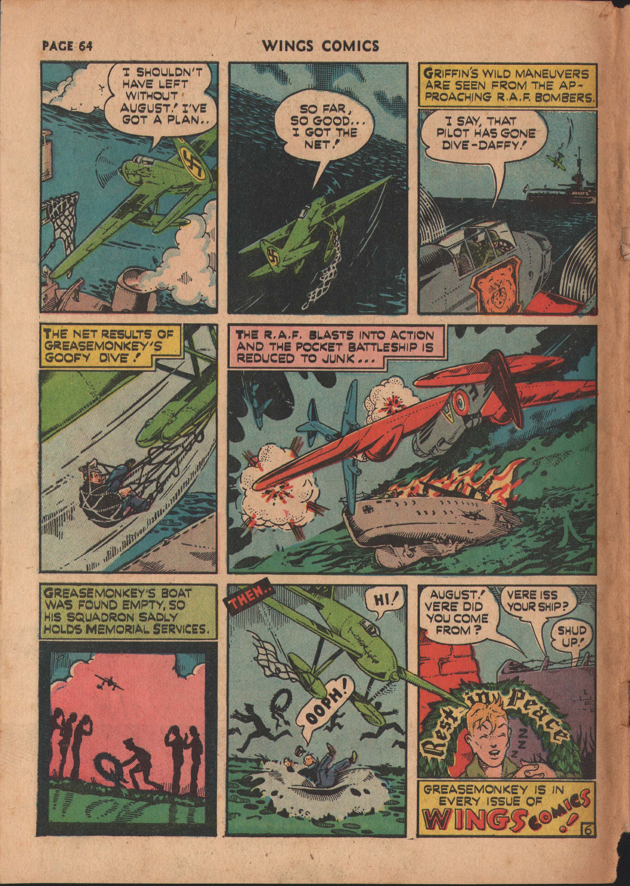 Read online Wings Comics comic -  Issue #13 - 66