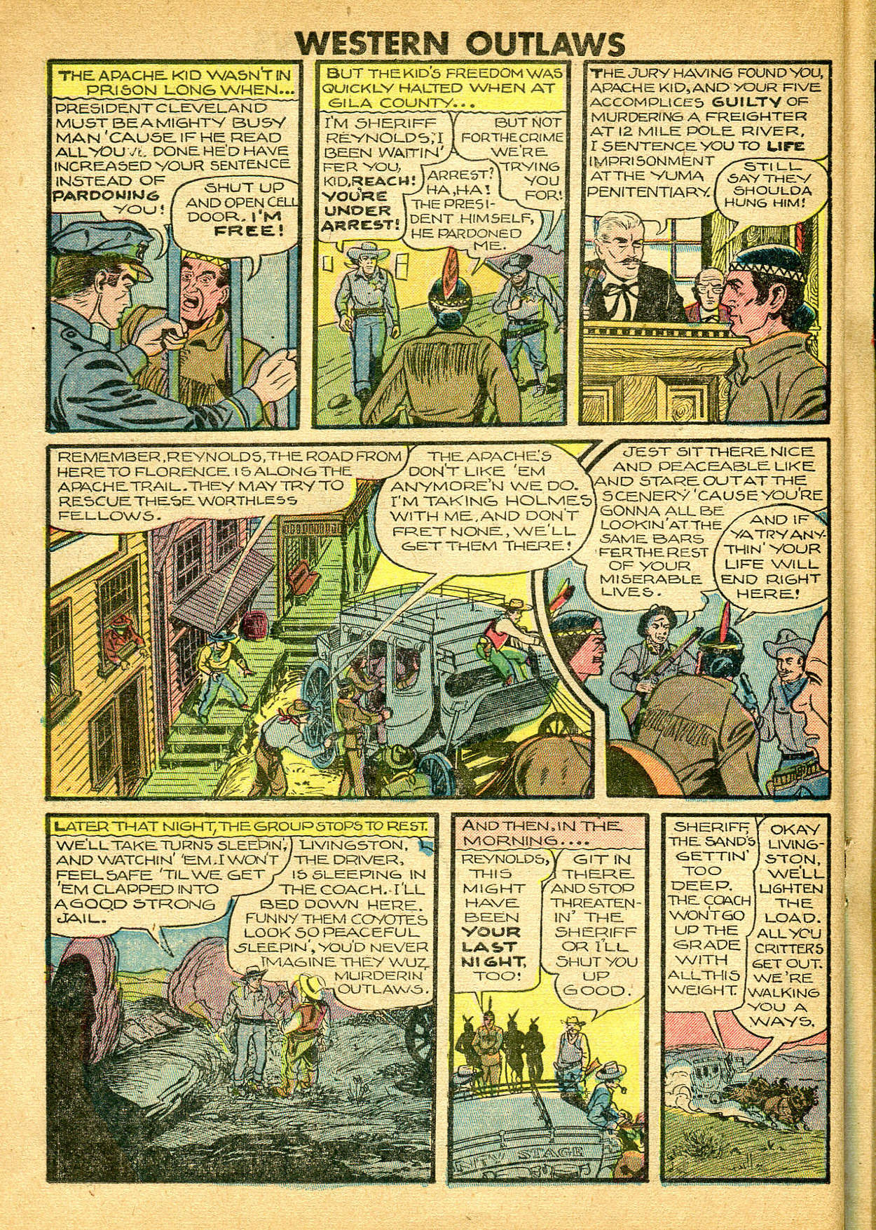 Read online Western Outlaws (1948) comic -  Issue #21 - 16