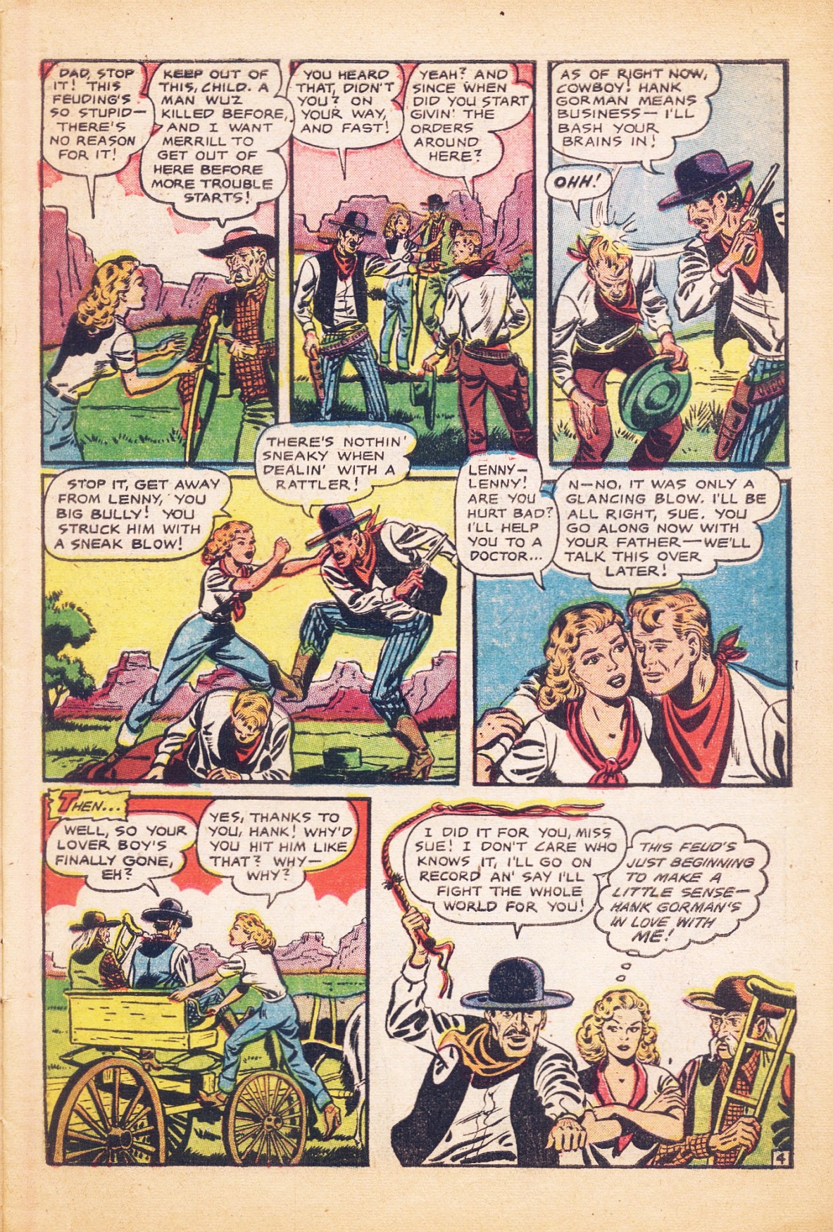 Read online Cowgirl Romances (1950) comic -  Issue #9 - 7