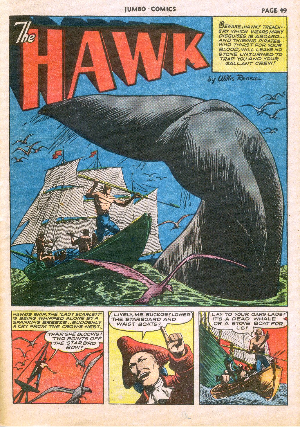 Read online Jumbo Comics comic -  Issue #51 - 53