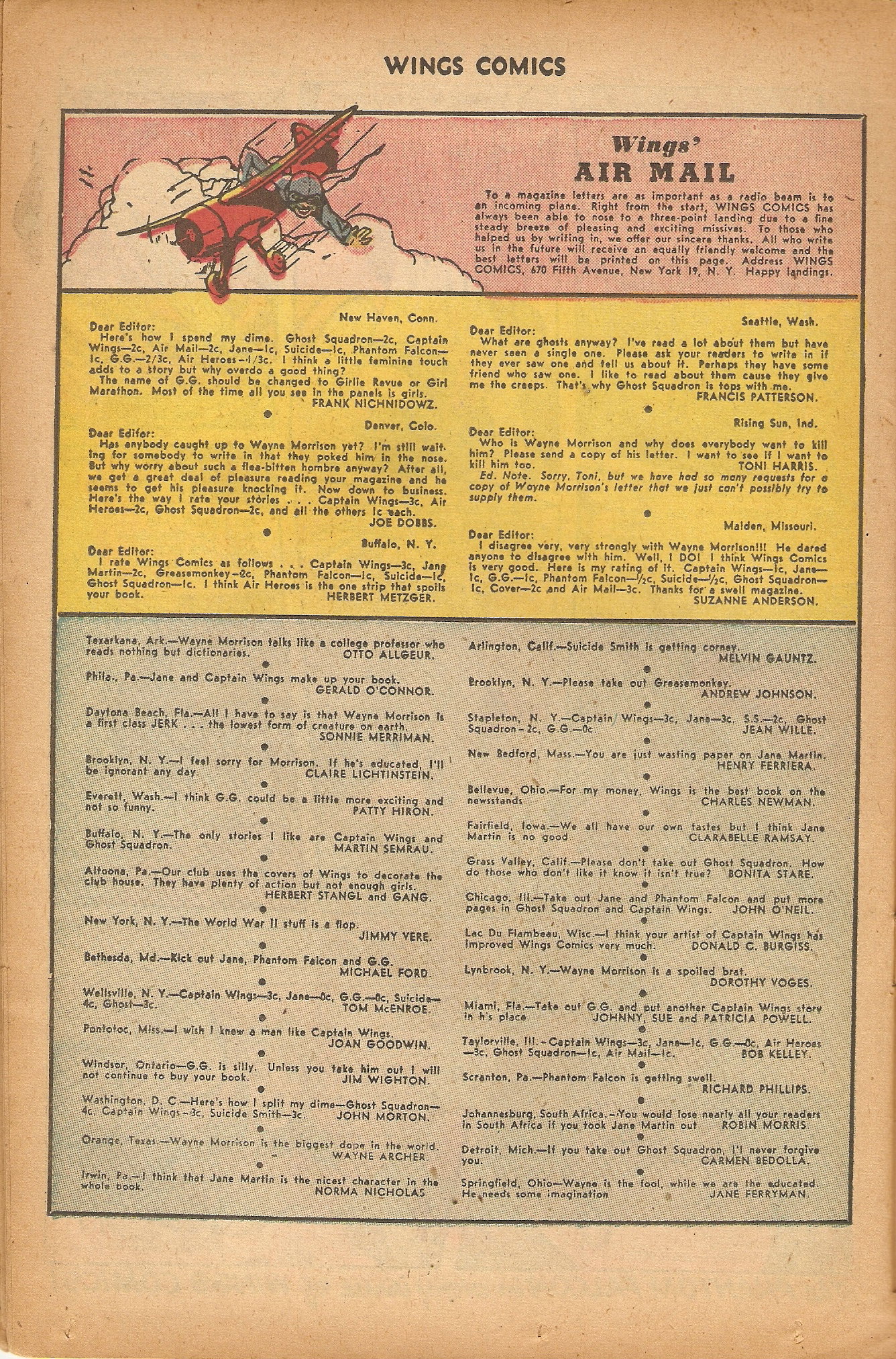 Read online Wings Comics comic -  Issue #81 - 36