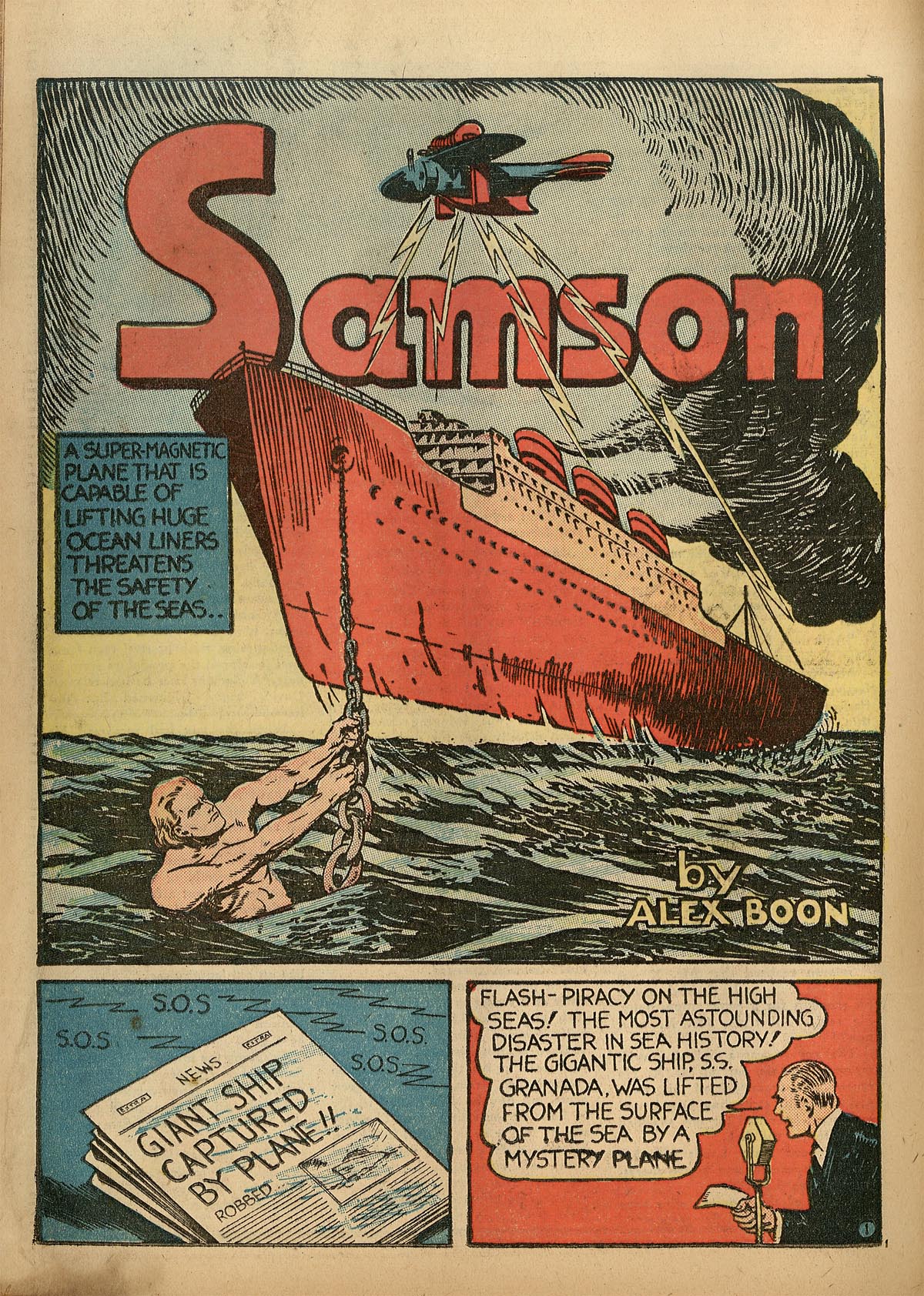 Read online Samson (1940) comic -  Issue #1 - 49