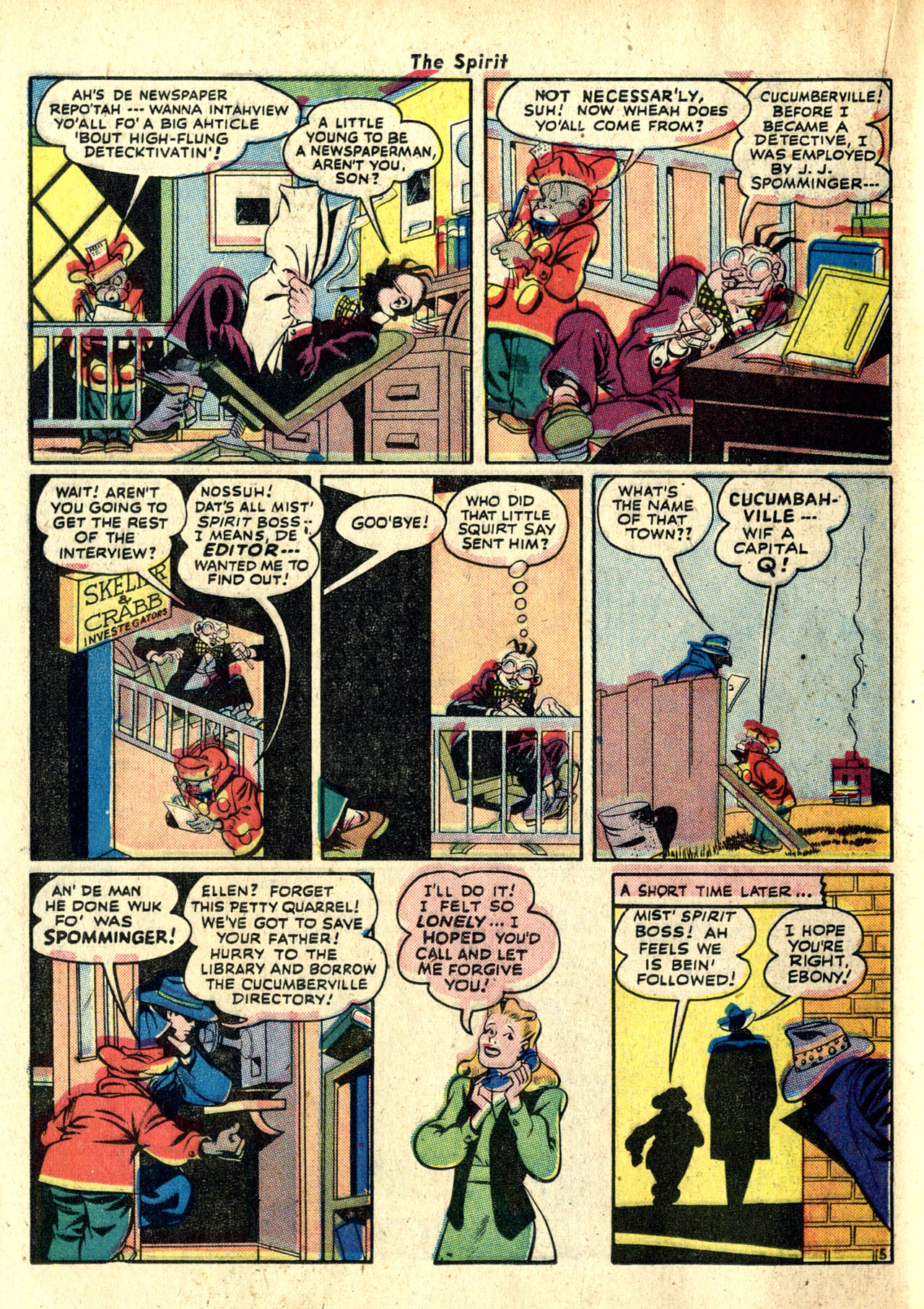 Read online The Spirit (1944) comic -  Issue #10 - 30