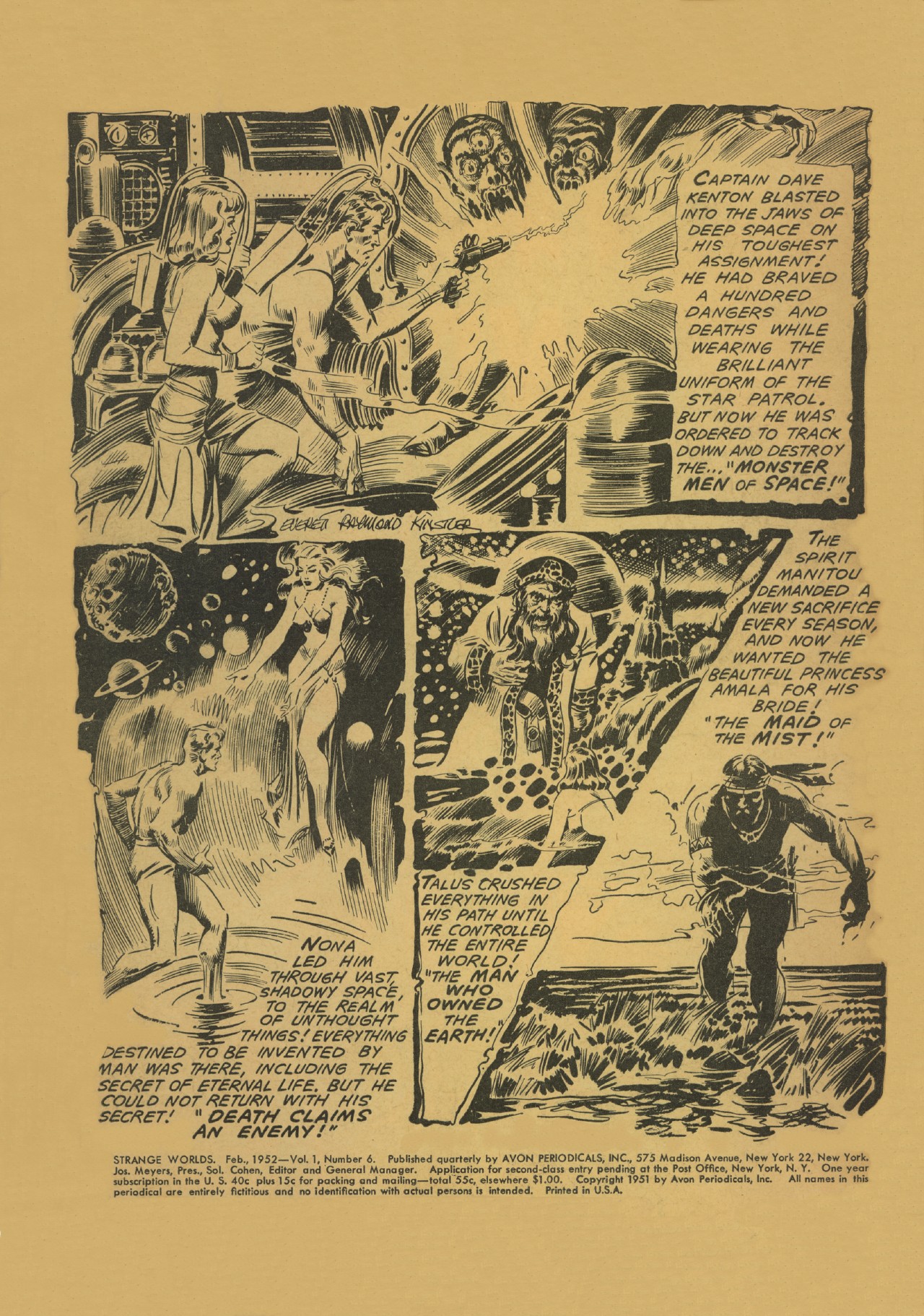 Read online Strange Worlds (1950) comic -  Issue #6 - 2