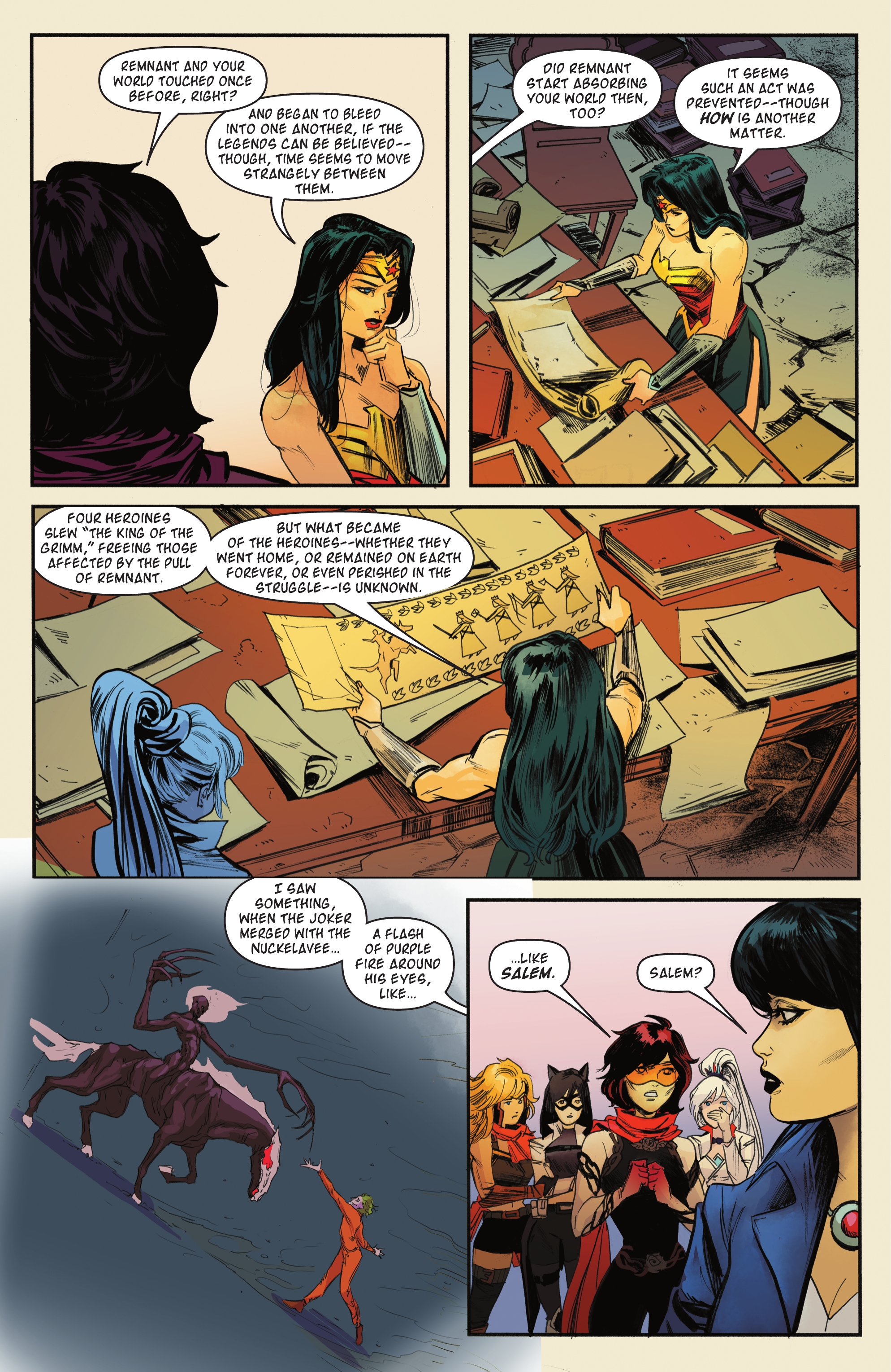 Read online DC/RWBY comic -  Issue #3 - 16
