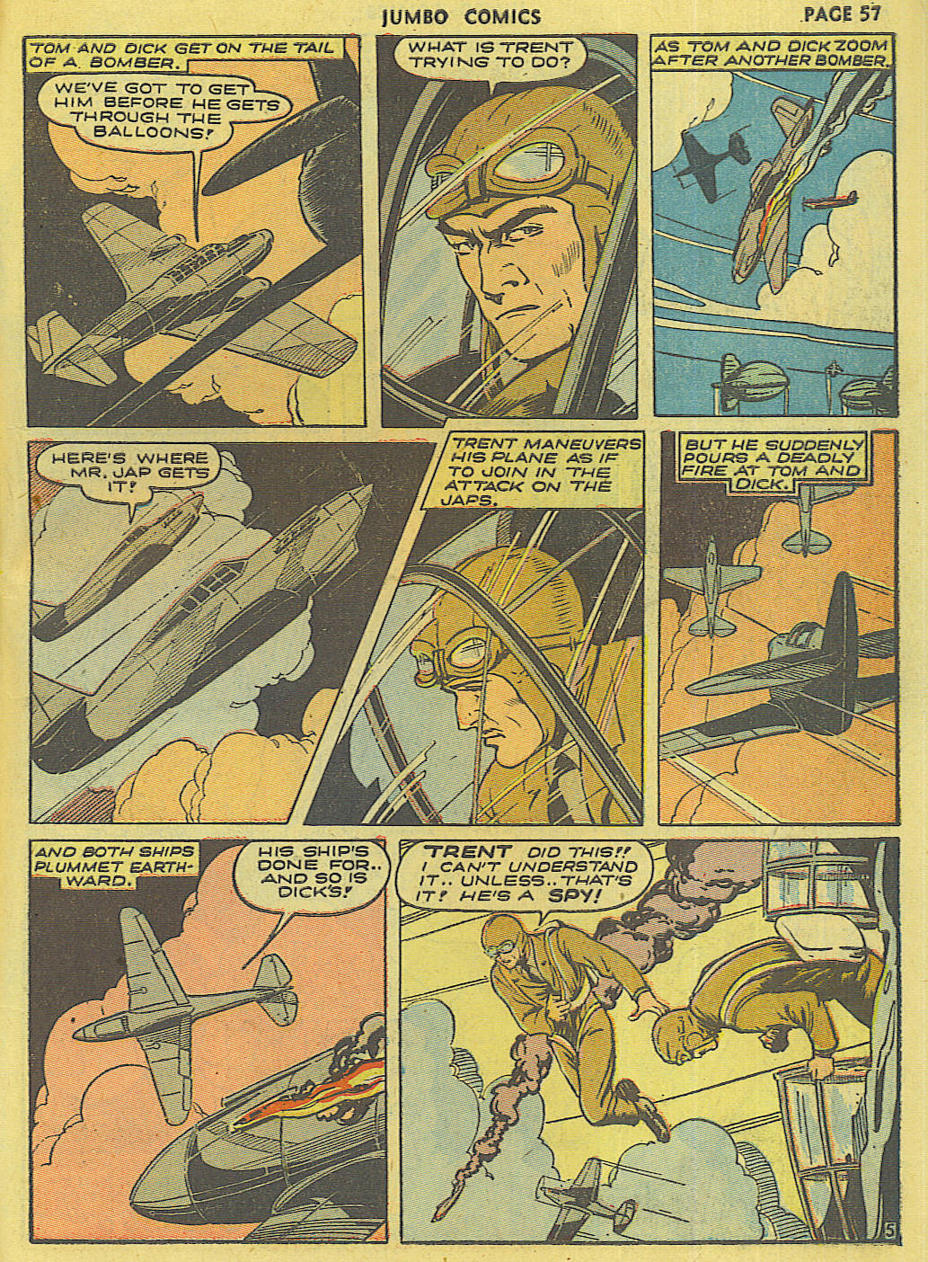 Read online Jumbo Comics comic -  Issue #42 - 59