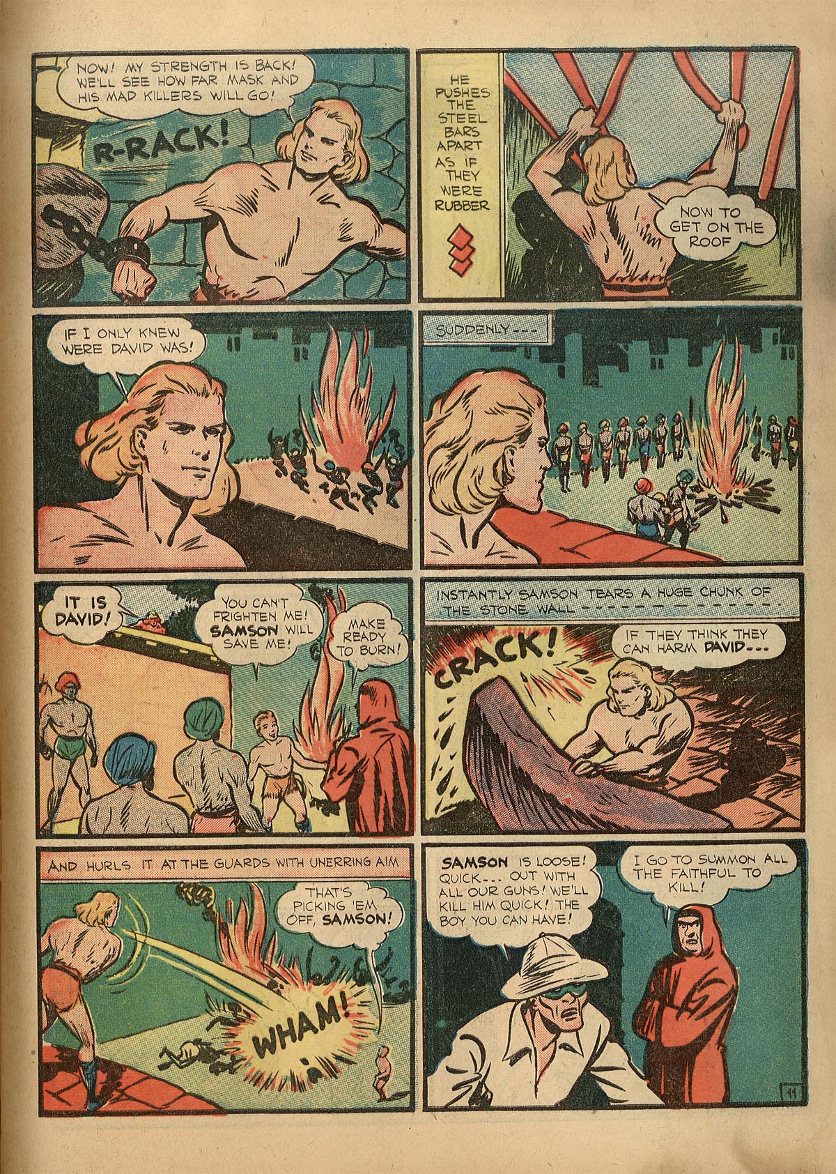 Read online Samson (1940) comic -  Issue #1 - 14