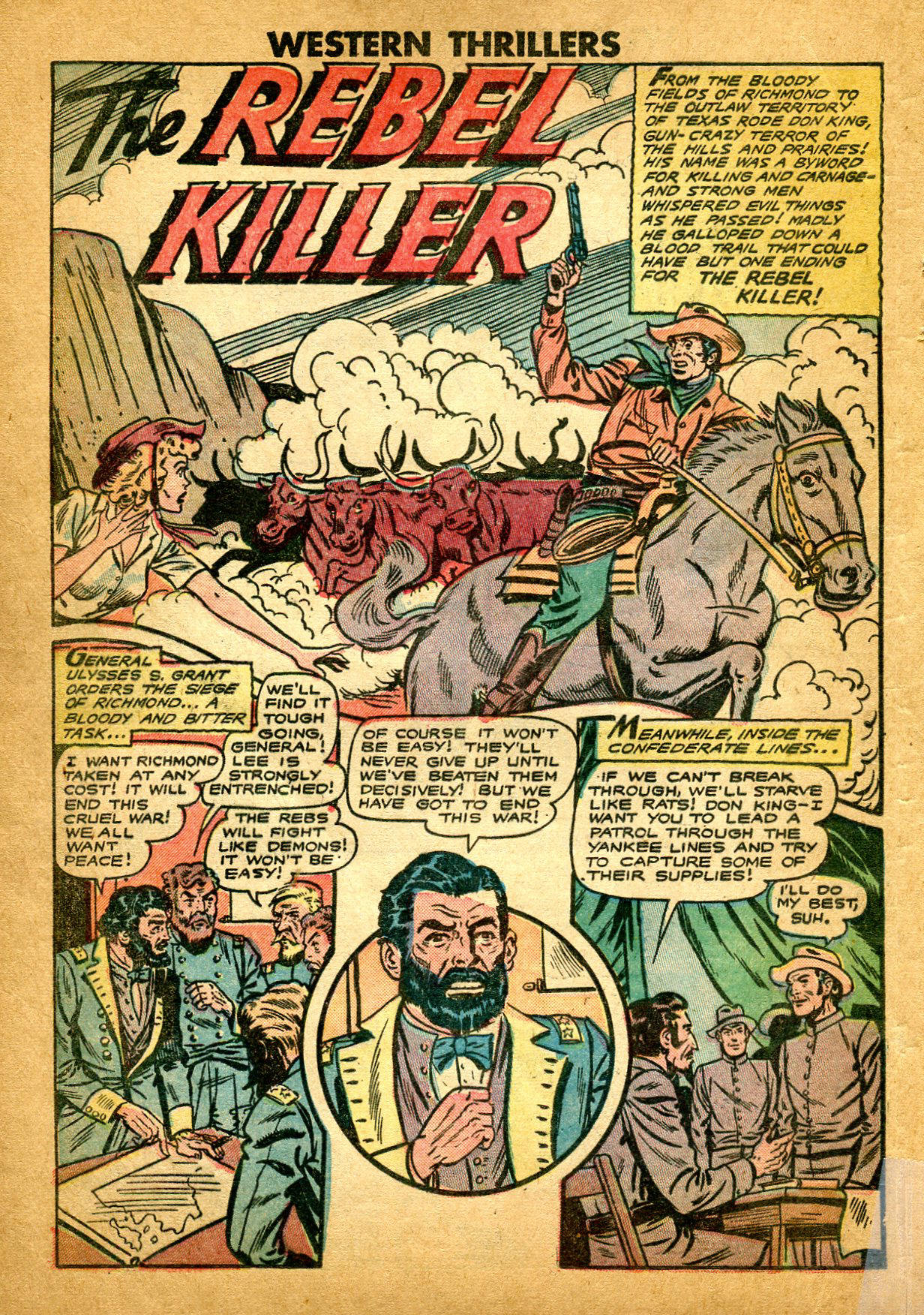 Read online Western Thrillers (1948) comic -  Issue #5 - 12