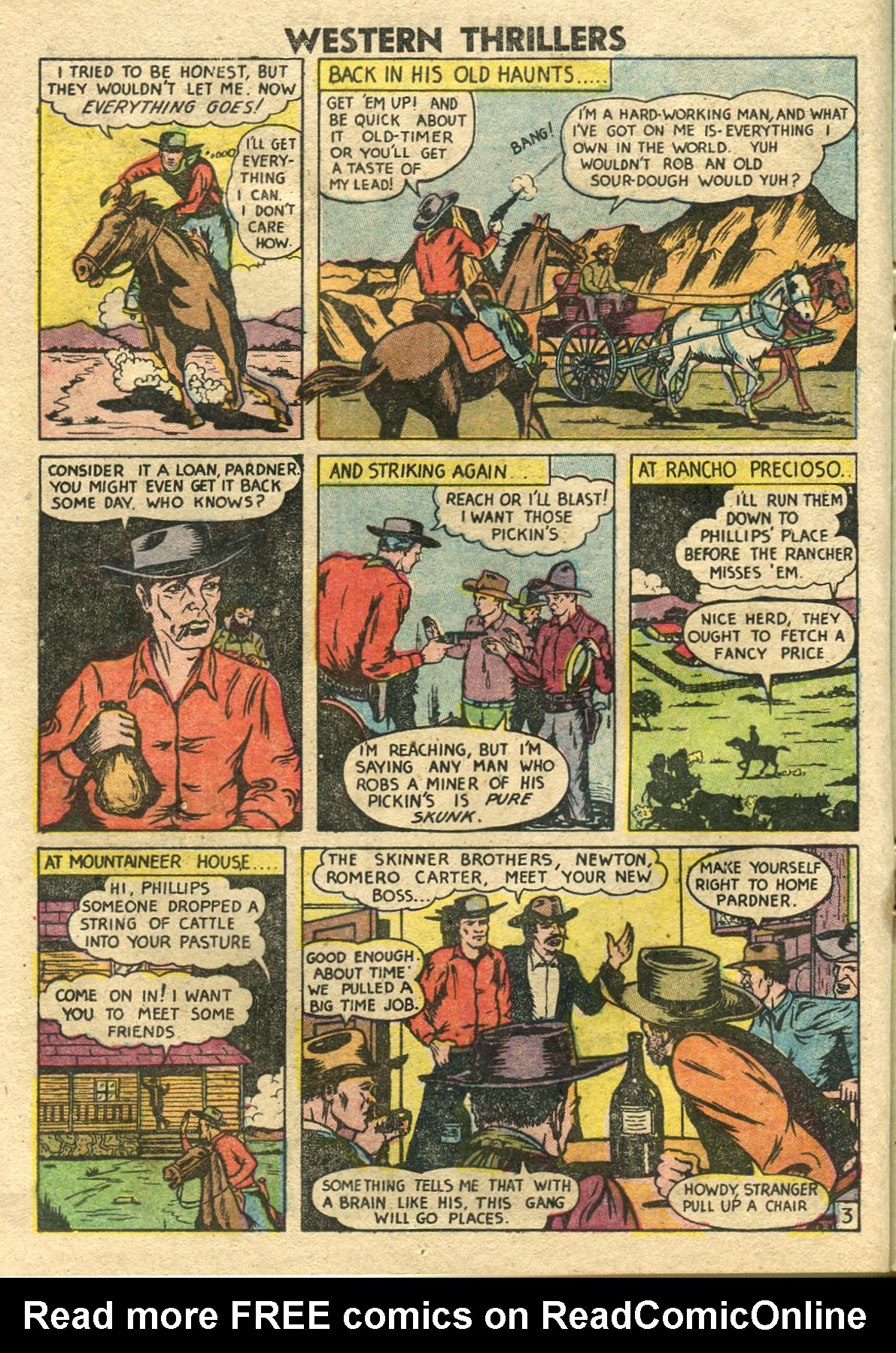 Read online Western Thrillers (1948) comic -  Issue #3 - 14