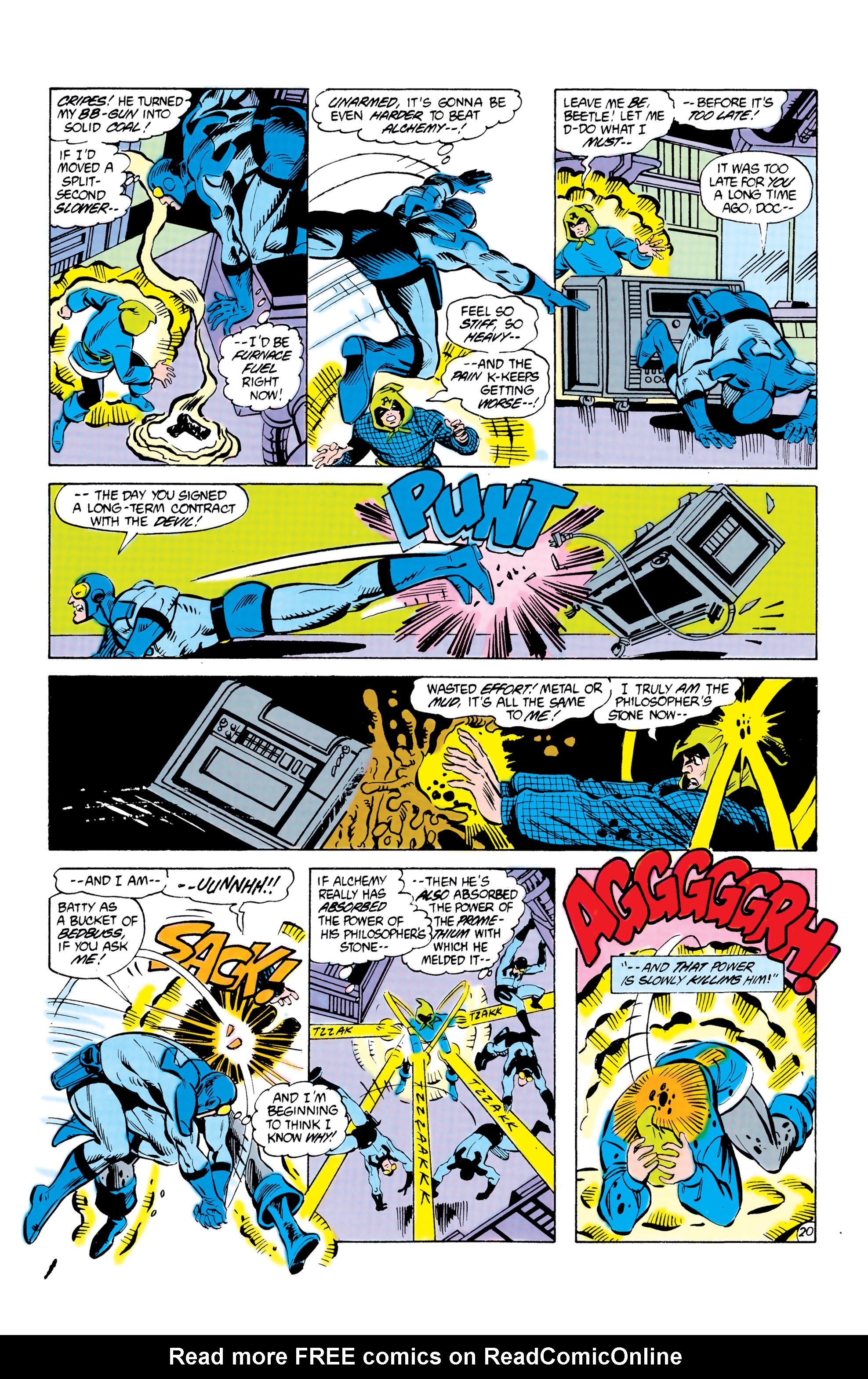 Read online Blue Beetle (1986) comic -  Issue #4 - 21