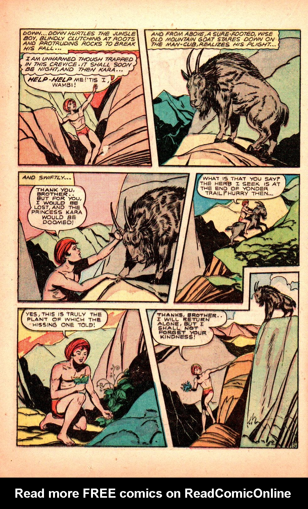 Read online Wambi Jungle Boy comic -  Issue #6 - 32