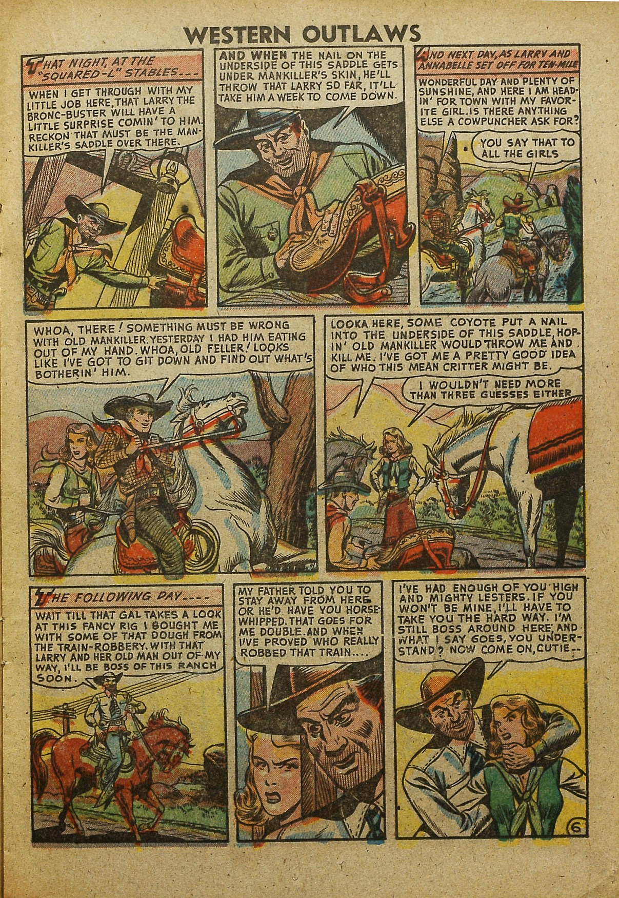 Read online Western Outlaws (1948) comic -  Issue #20 - 17