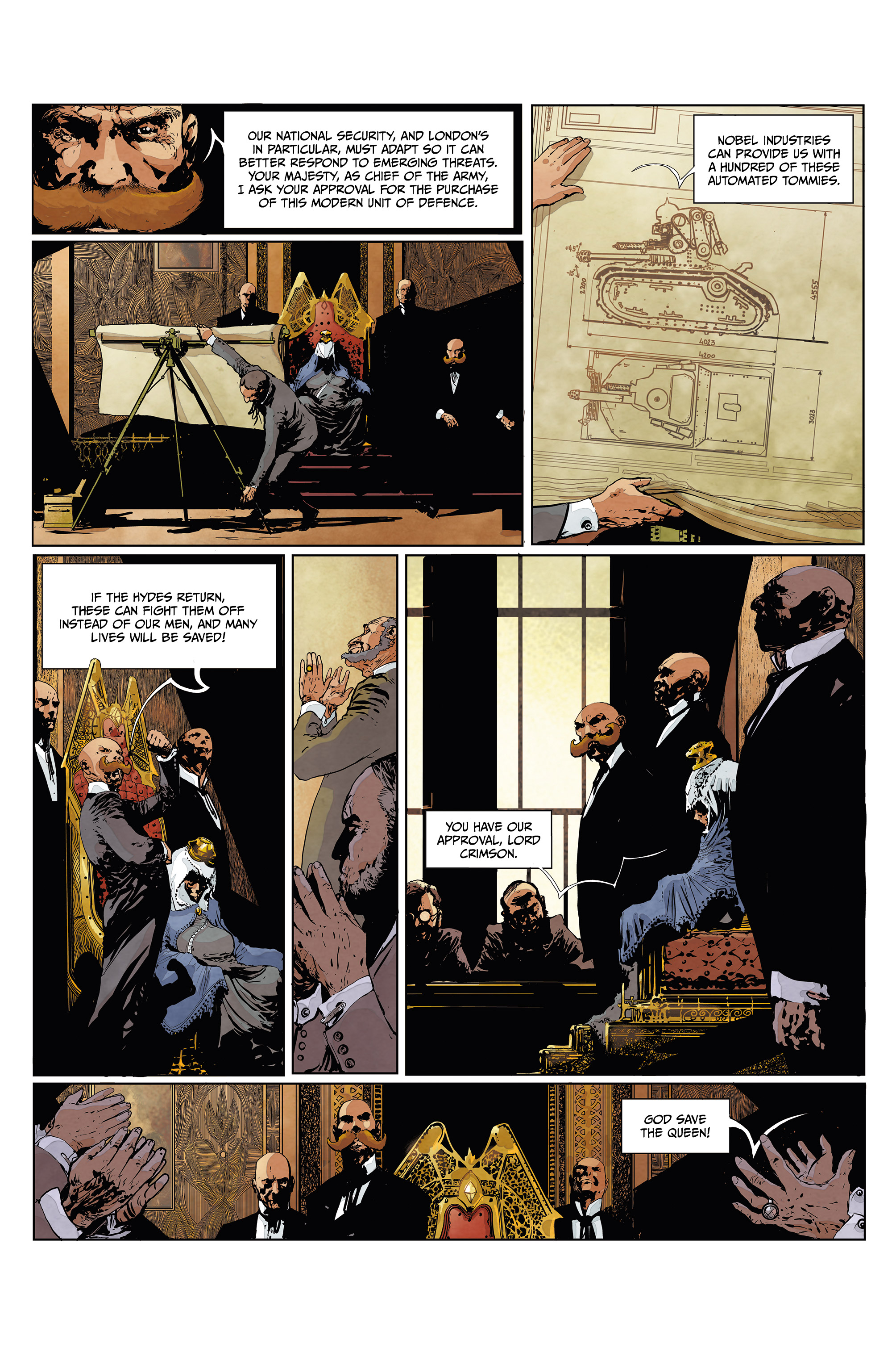 Read online M.O.R.I.A.R.T.Y : The Clockwork Empire comic -  Issue #4 - 6
