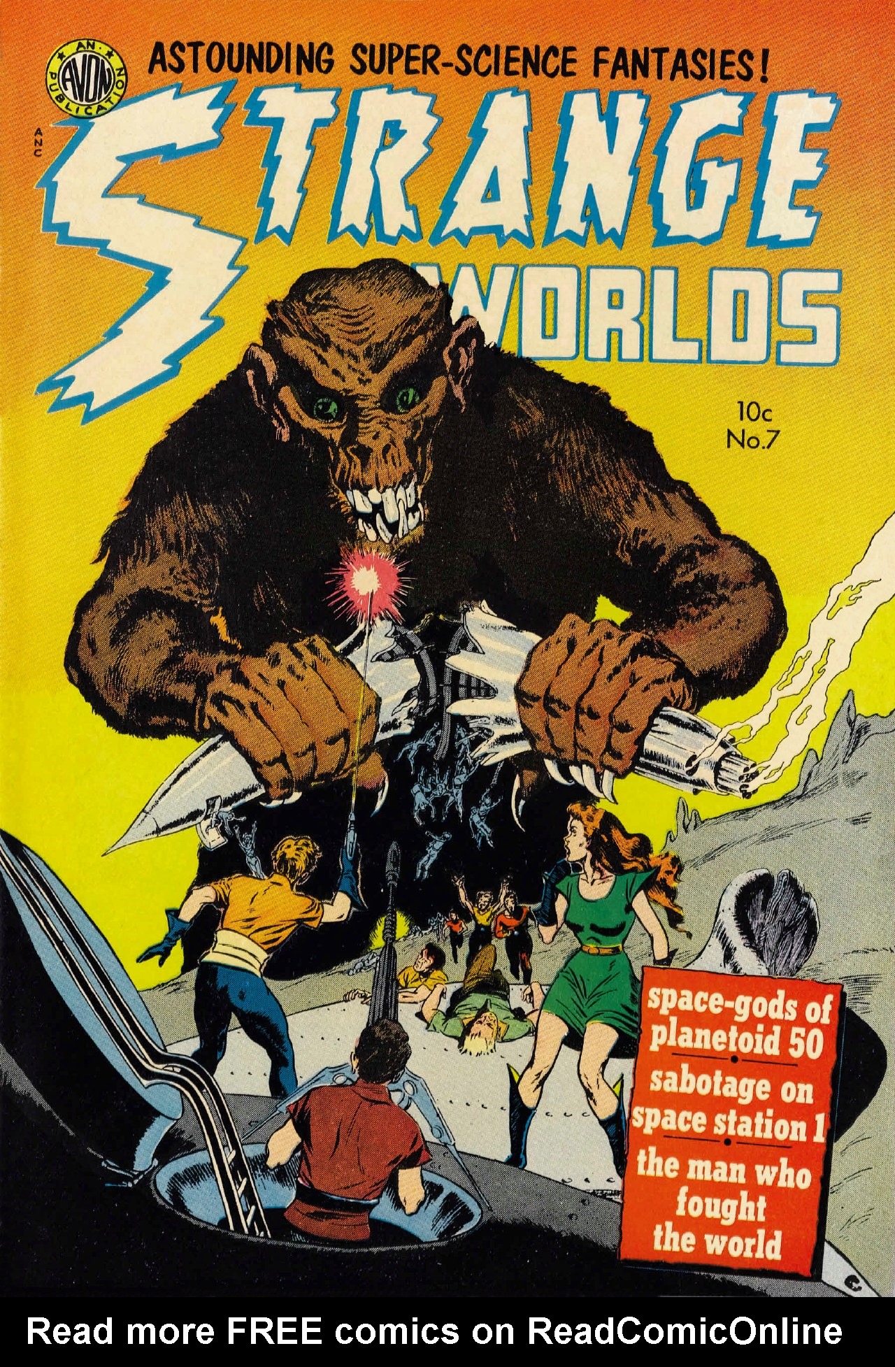 Read online Strange Worlds (1950) comic -  Issue #7 - 1