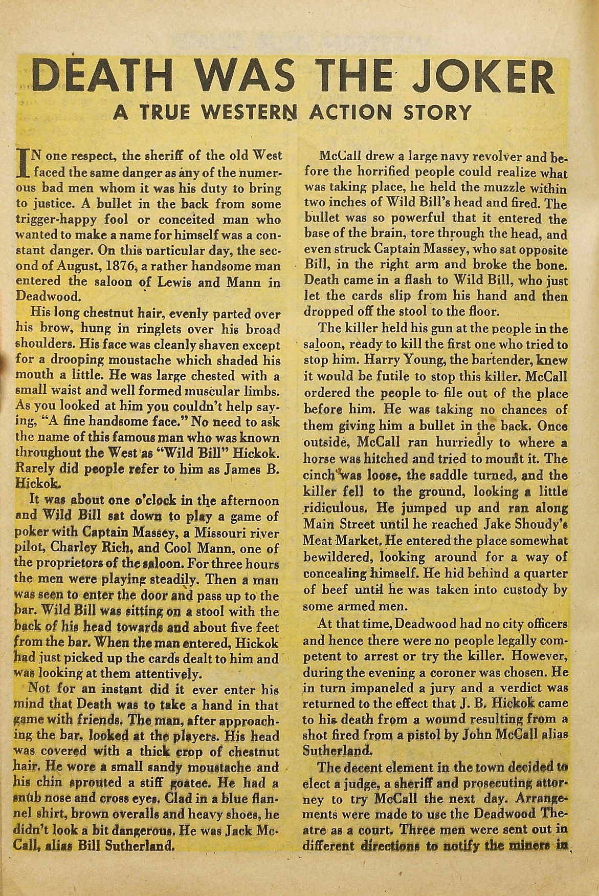 Read online Western True Crime comic -  Issue #6 - 22