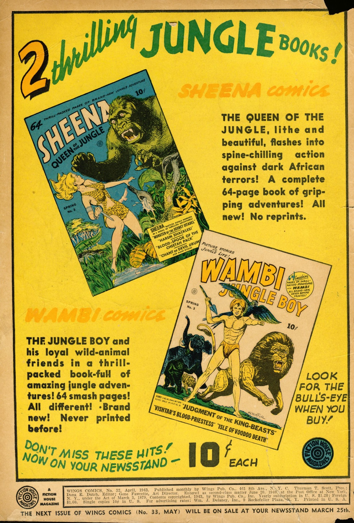 Read online Wings Comics comic -  Issue #32 - 2