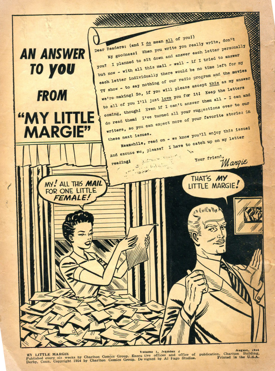 Read online My Little Margie (1954) comic -  Issue #2 - 2