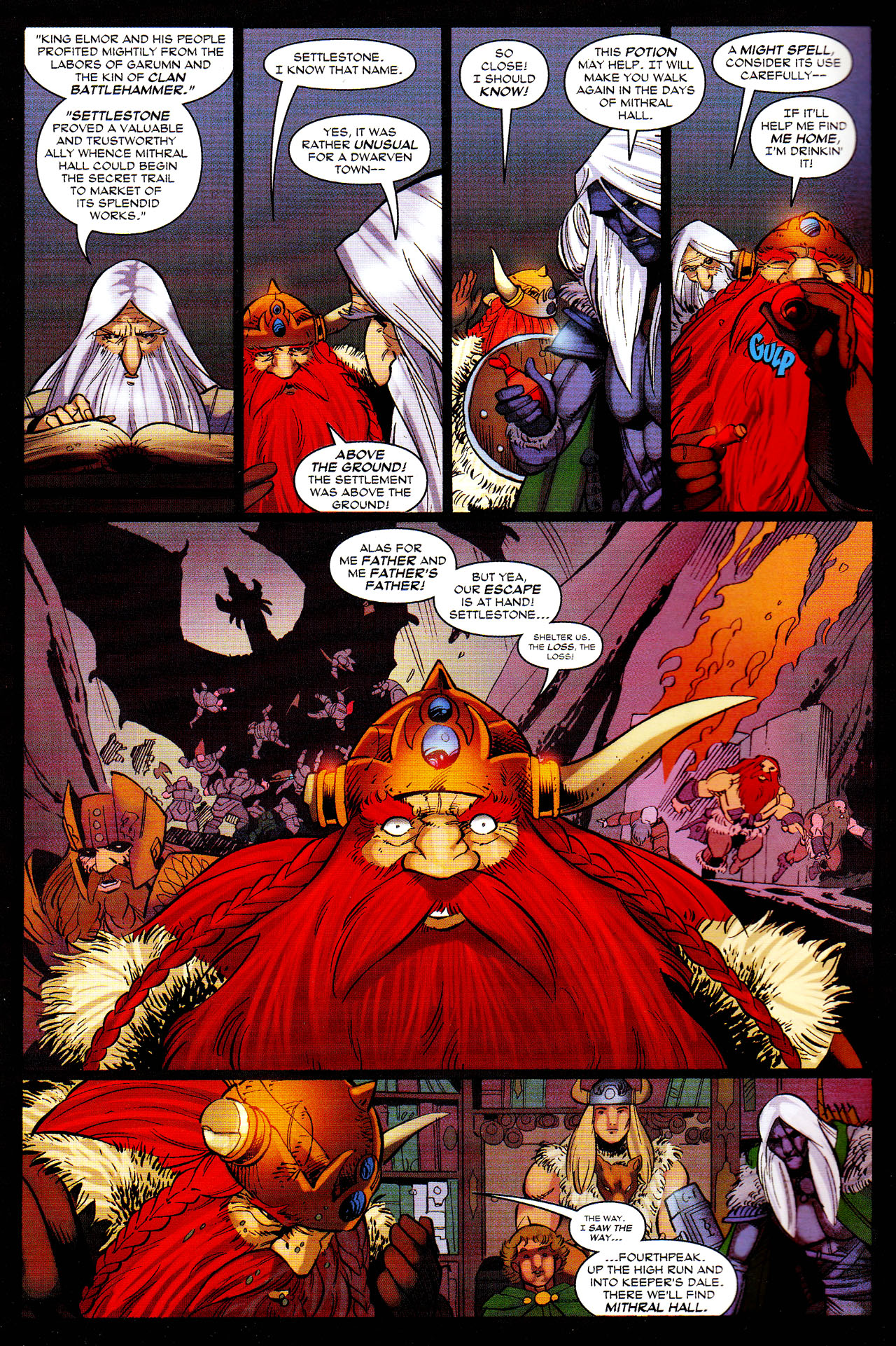 Read online Forgotten Realms: Streams of Silver comic -  Issue #3 - 4