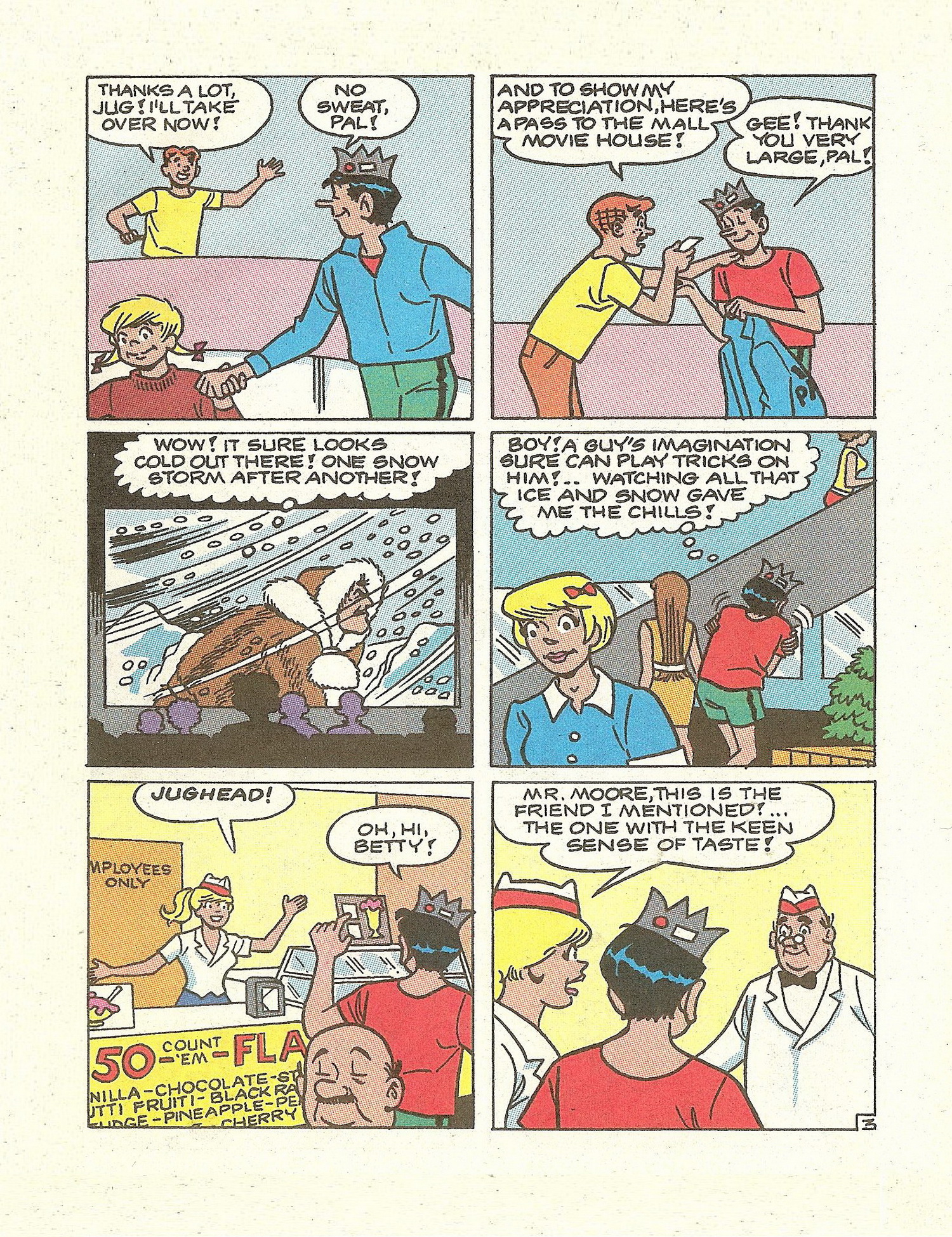 Read online Jughead Jones Comics Digest comic -  Issue #77 - 5