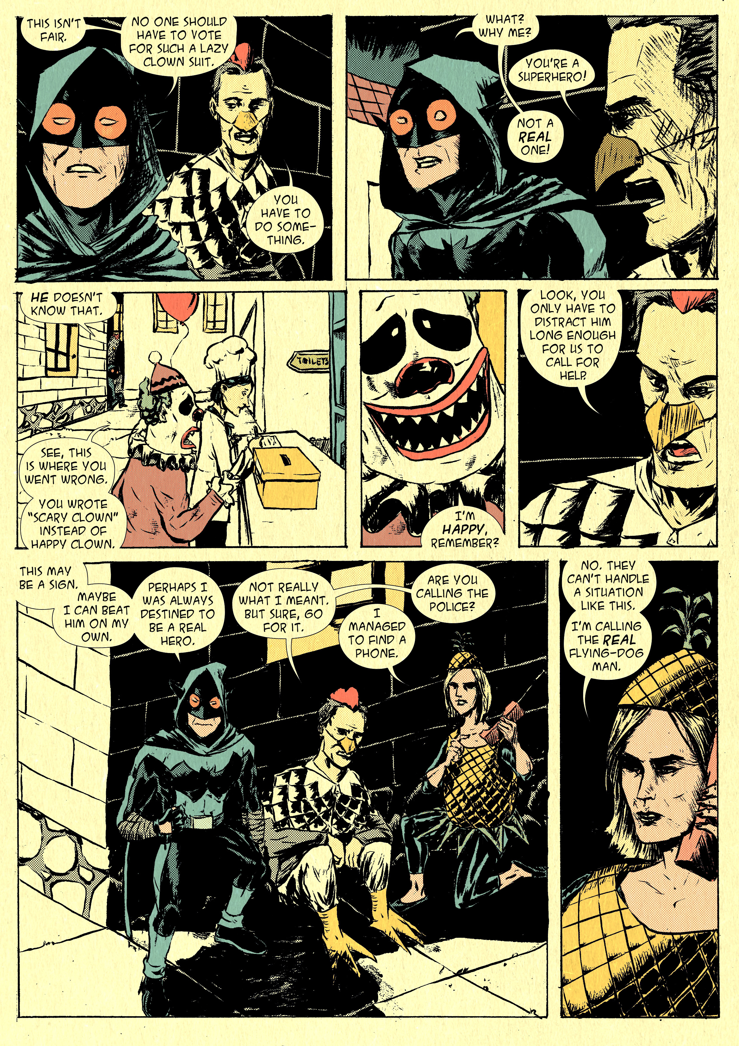 Read online Flying-Dog Man comic -  Issue #3 - 7