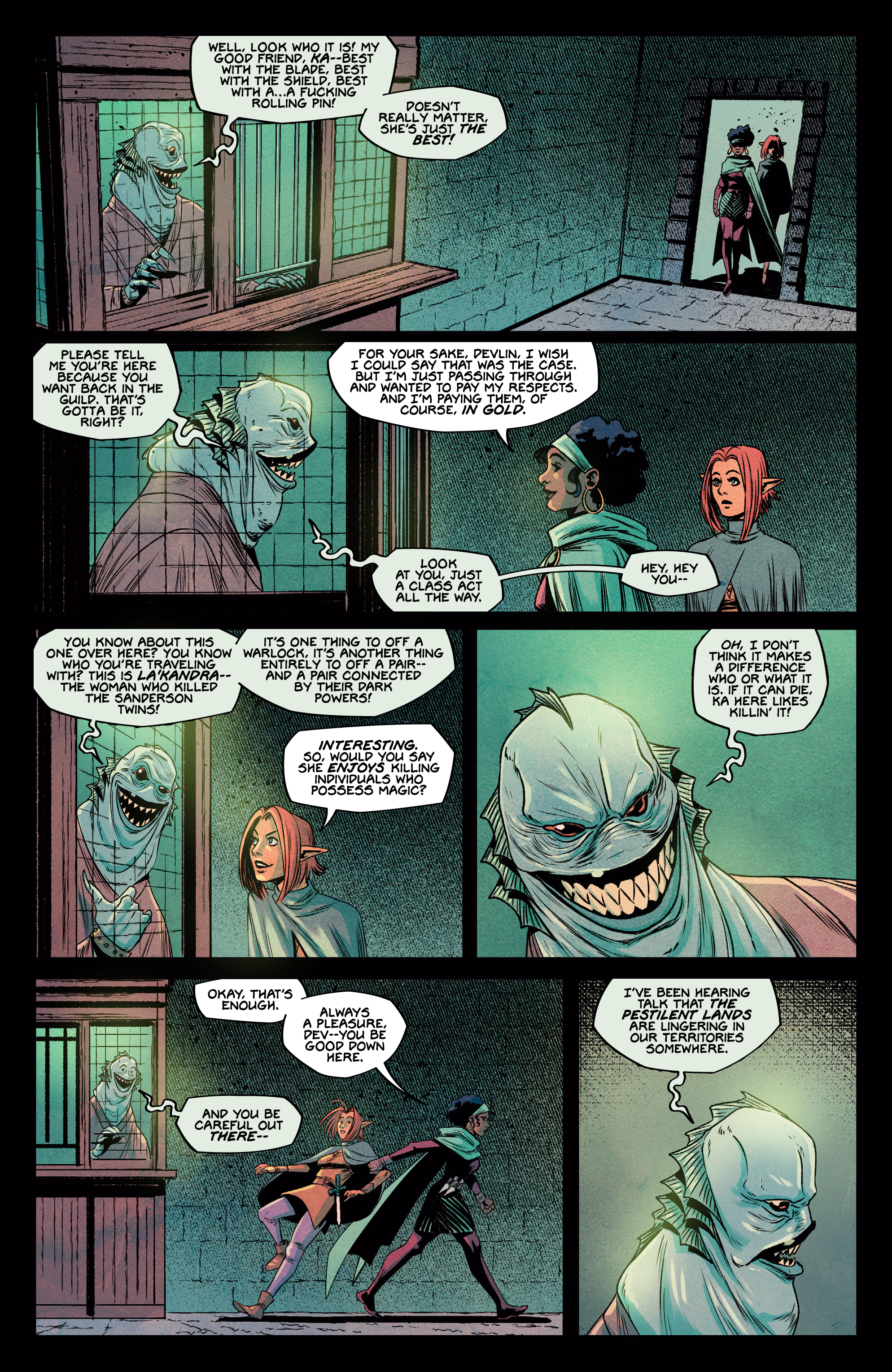 Read online Queen of Swords: A Barbaric Story comic -  Issue #1 - 16
