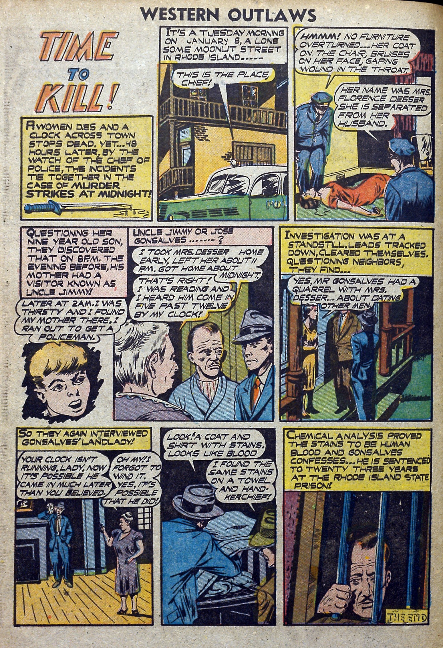 Read online Western Outlaws (1948) comic -  Issue #17 - 32
