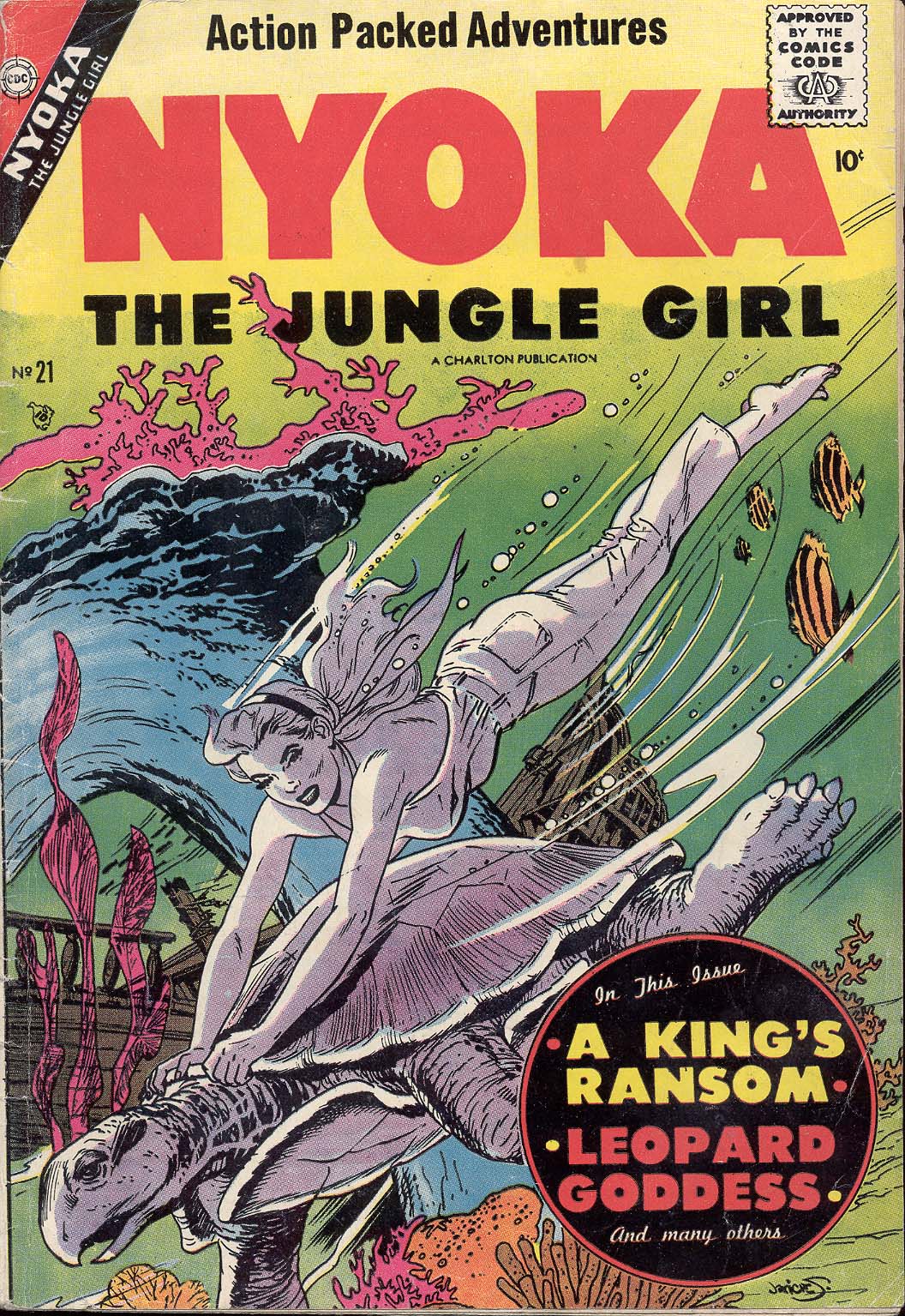 Read online Nyoka the Jungle Girl (1955) comic -  Issue #21 - 1