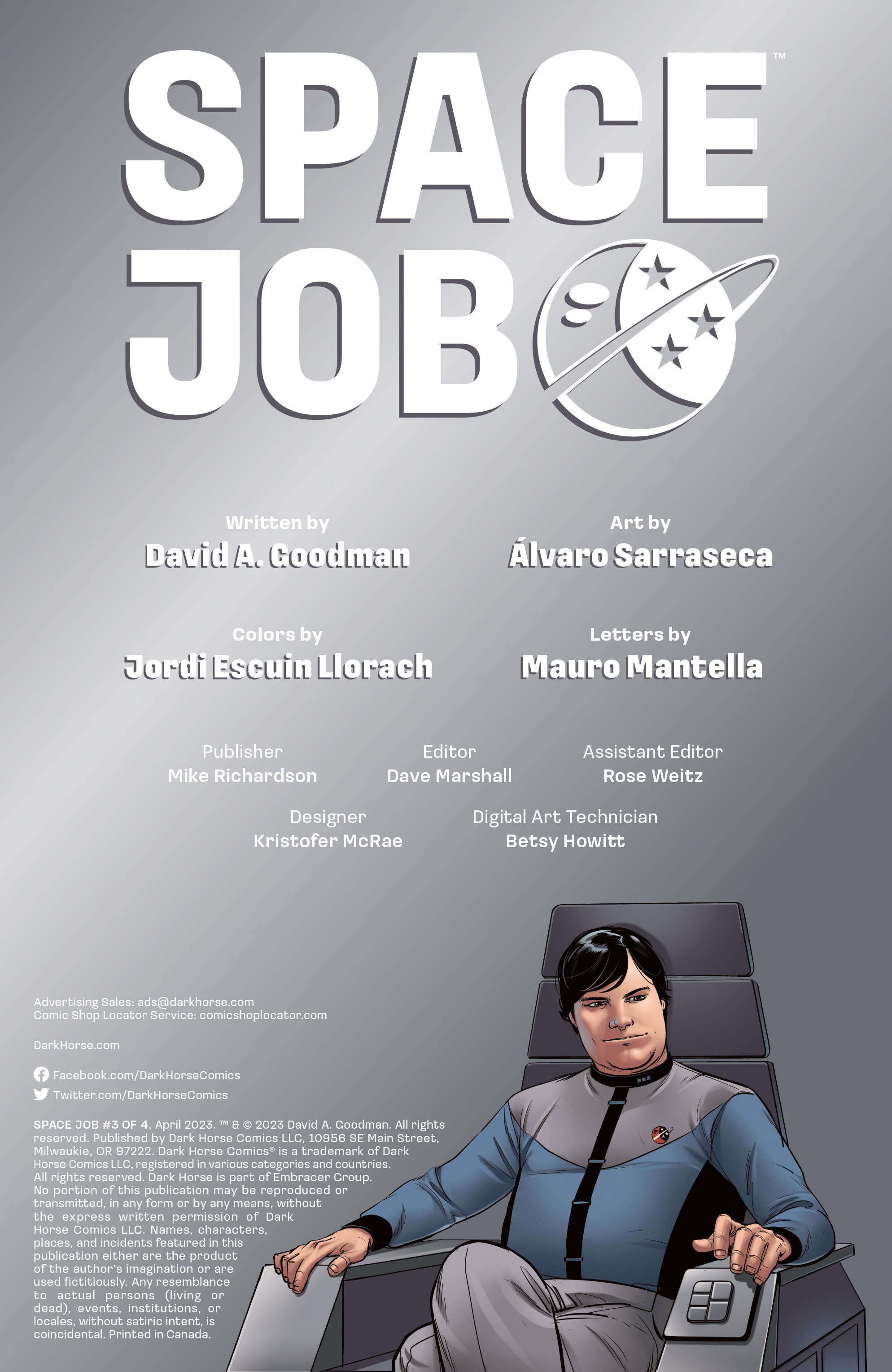 Read online Space Job comic -  Issue #3 - 2