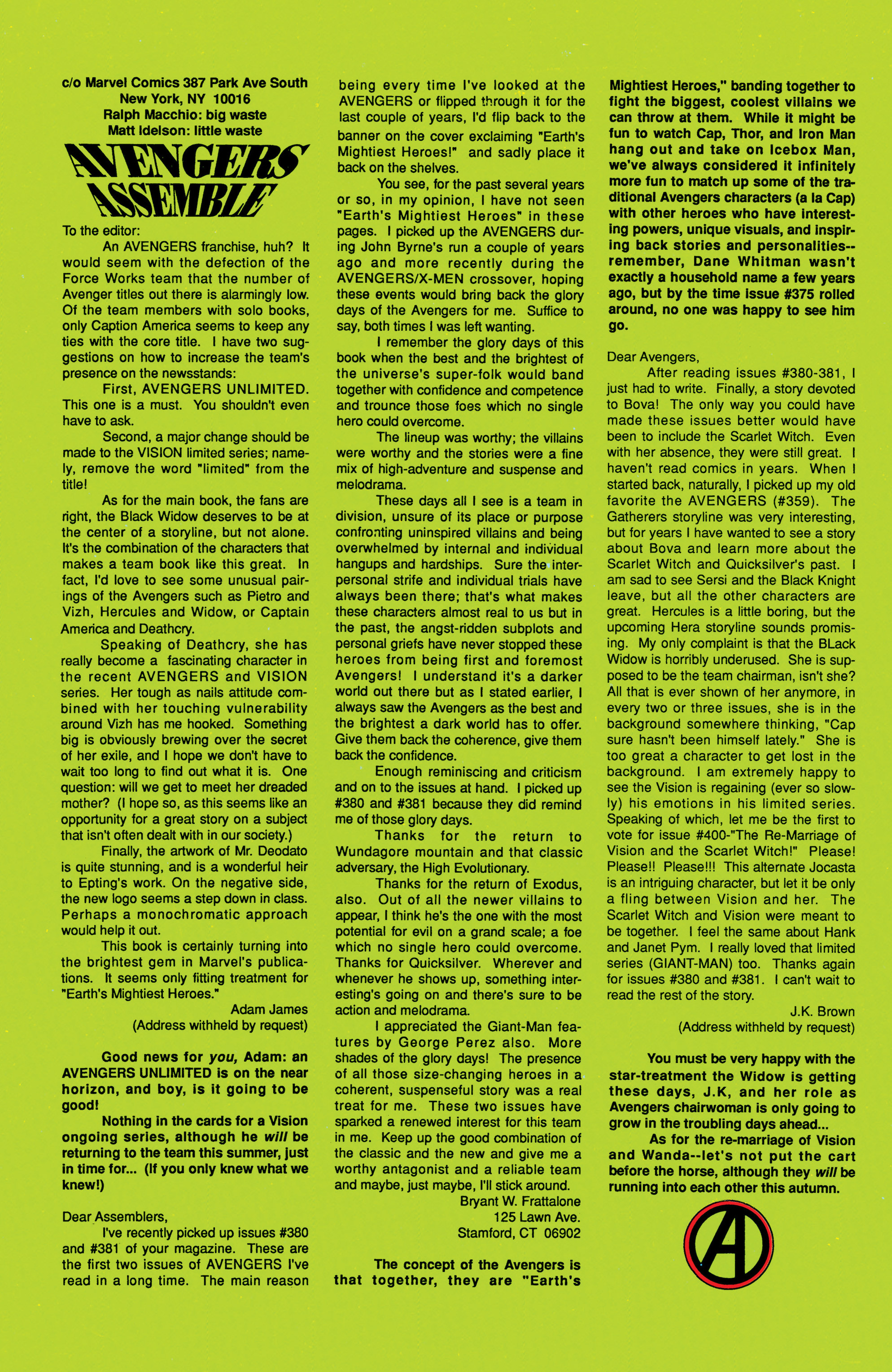 Read online The Avengers (1963) comic -  Issue #386 - 24