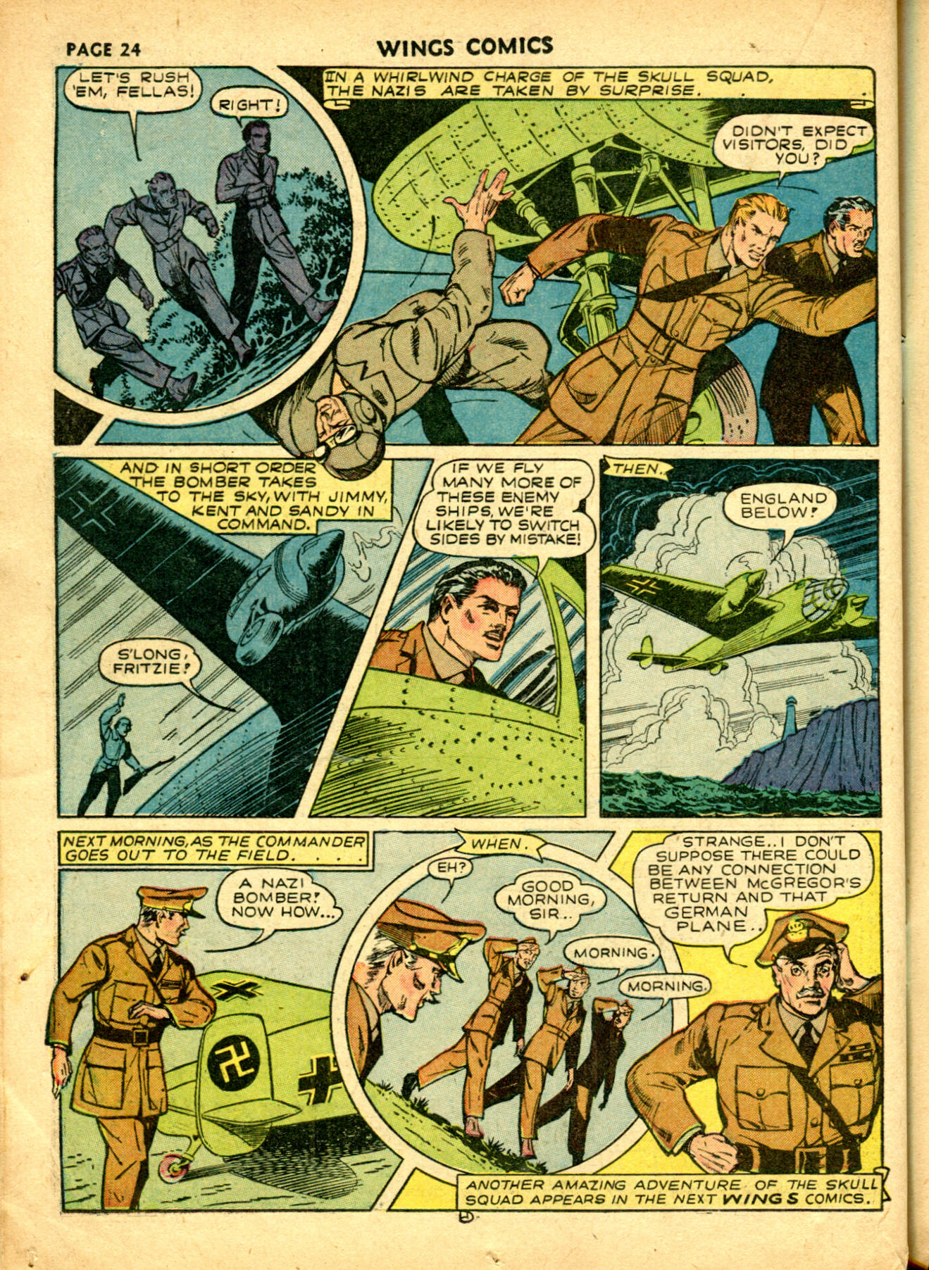 Read online Wings Comics comic -  Issue #19 - 27