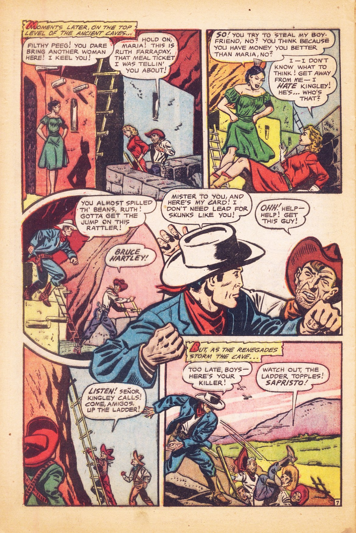 Read online Cowgirl Romances (1950) comic -  Issue #9 - 32