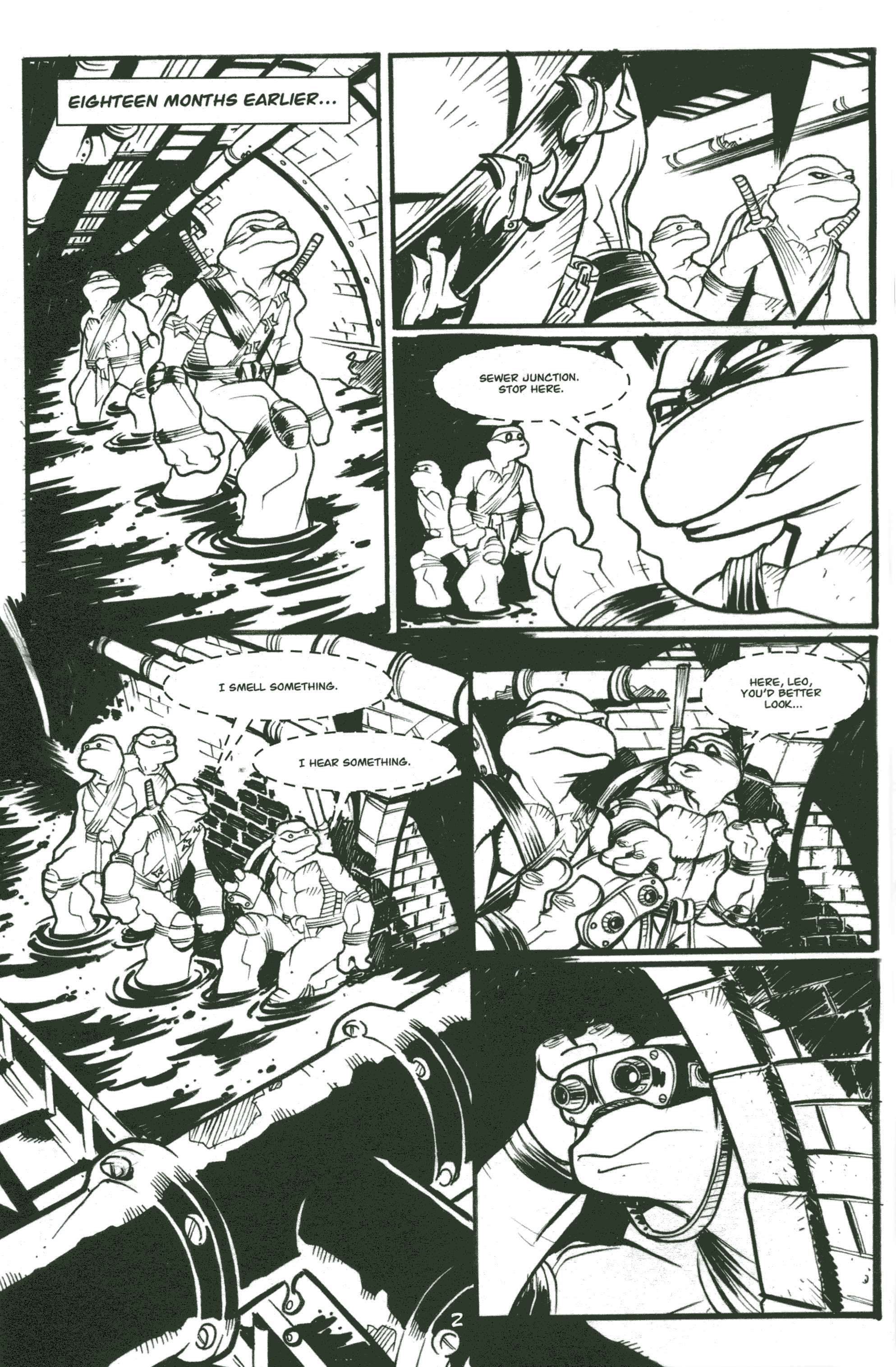 Read online TMNT Movie Prequel comic -  Issue #1 - 4