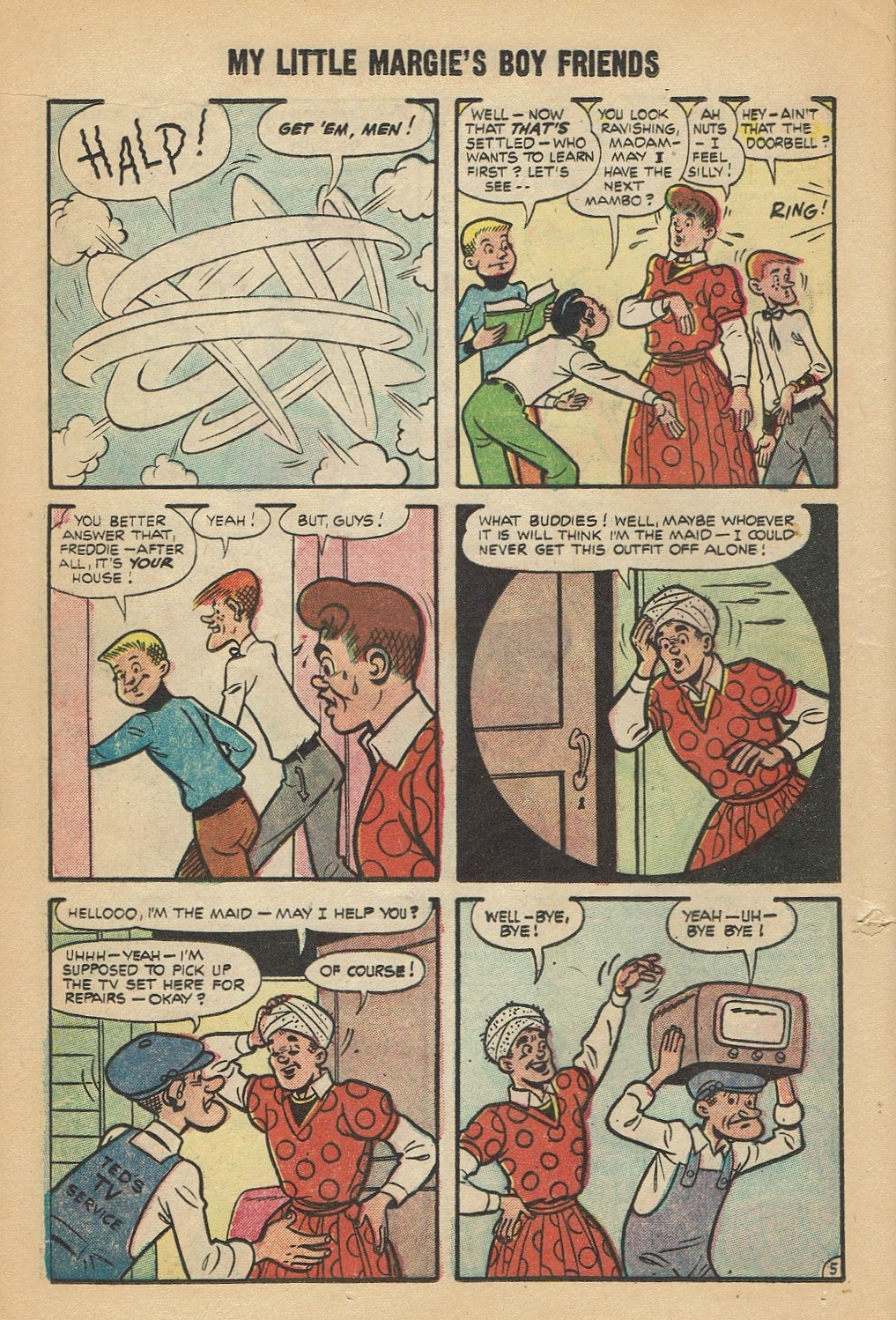 Read online My Little Margie's Boy Friends comic -  Issue #2 - 24