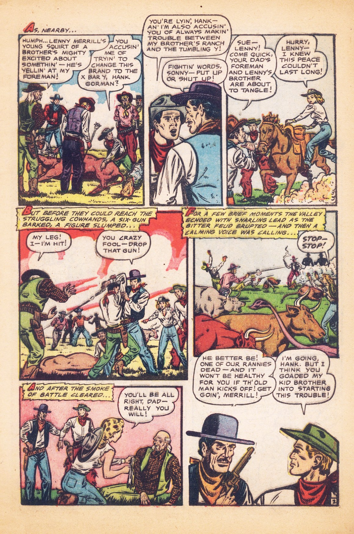 Read online Cowgirl Romances (1950) comic -  Issue #9 - 5