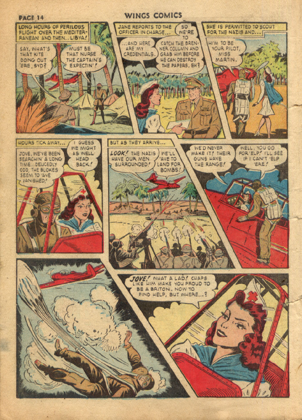 Read online Wings Comics comic -  Issue #21 - 16