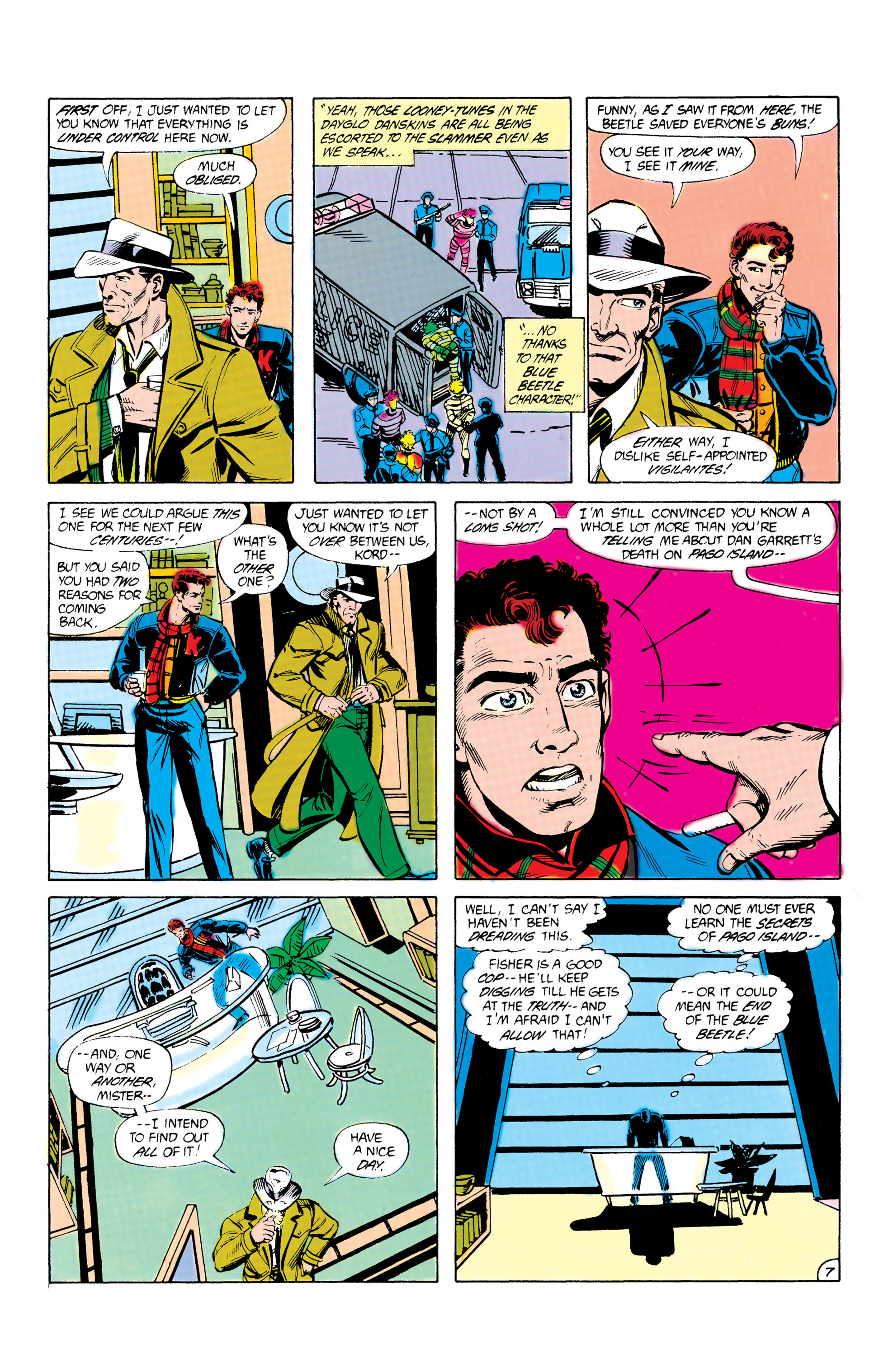 Read online Blue Beetle (1986) comic -  Issue #4 - 8