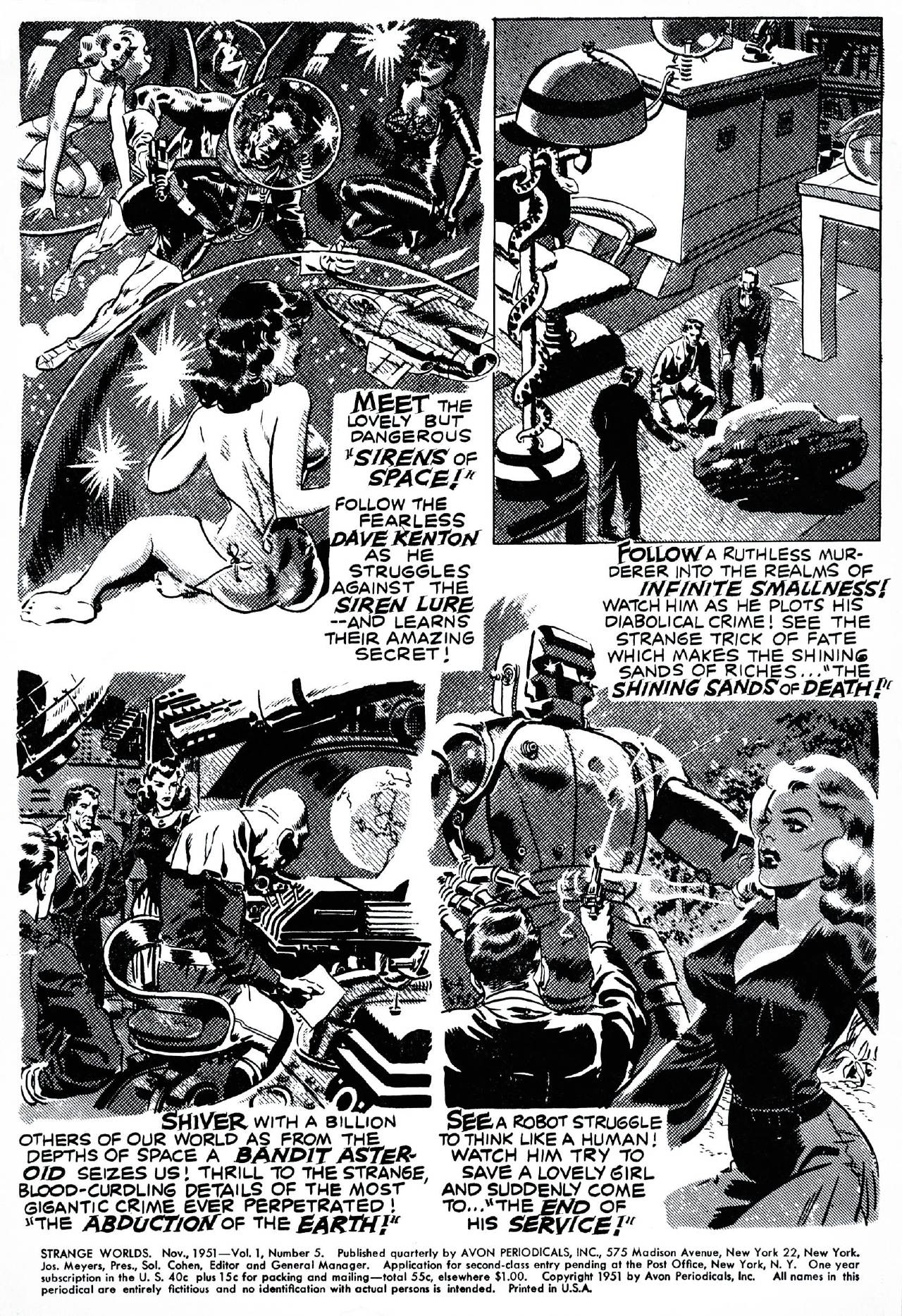 Read online Strange Worlds (1950) comic -  Issue #5 - 2