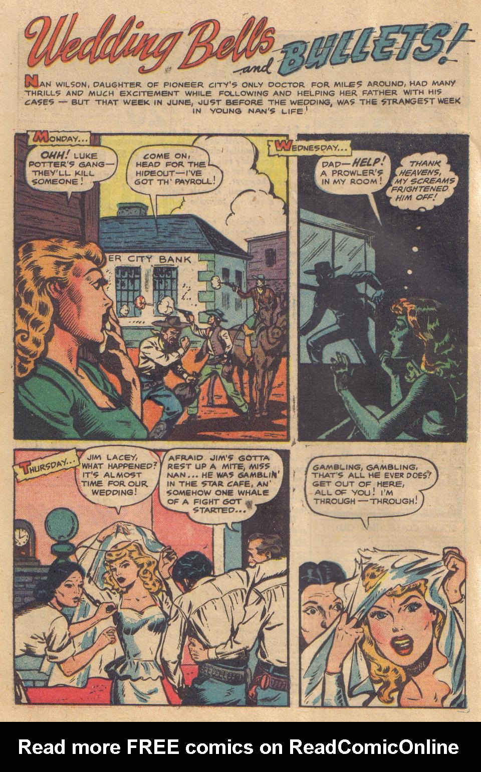 Read online Cowgirl Romances (1950) comic -  Issue #6 - 20
