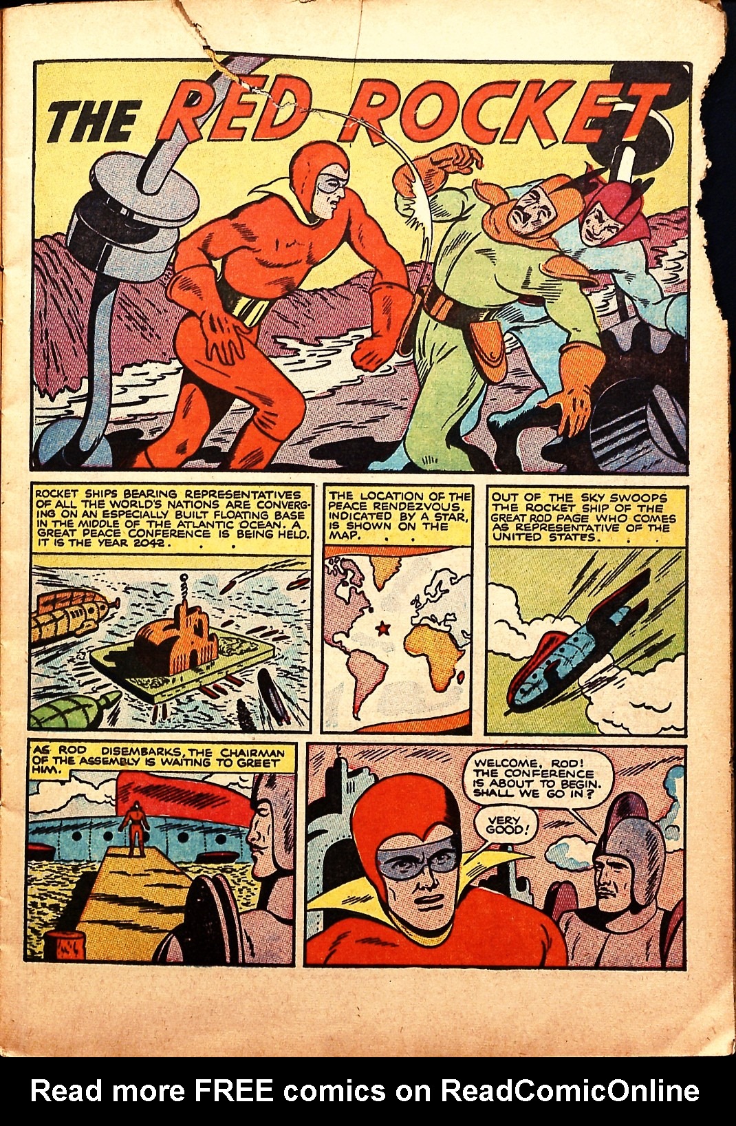 Read online Captain Flight Comics comic -  Issue #10 - 14