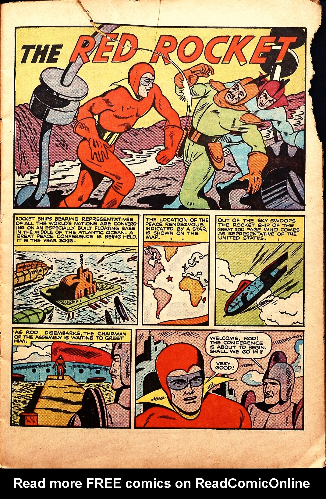 Read online Captain Flight Comics comic -  Issue #10 - 14