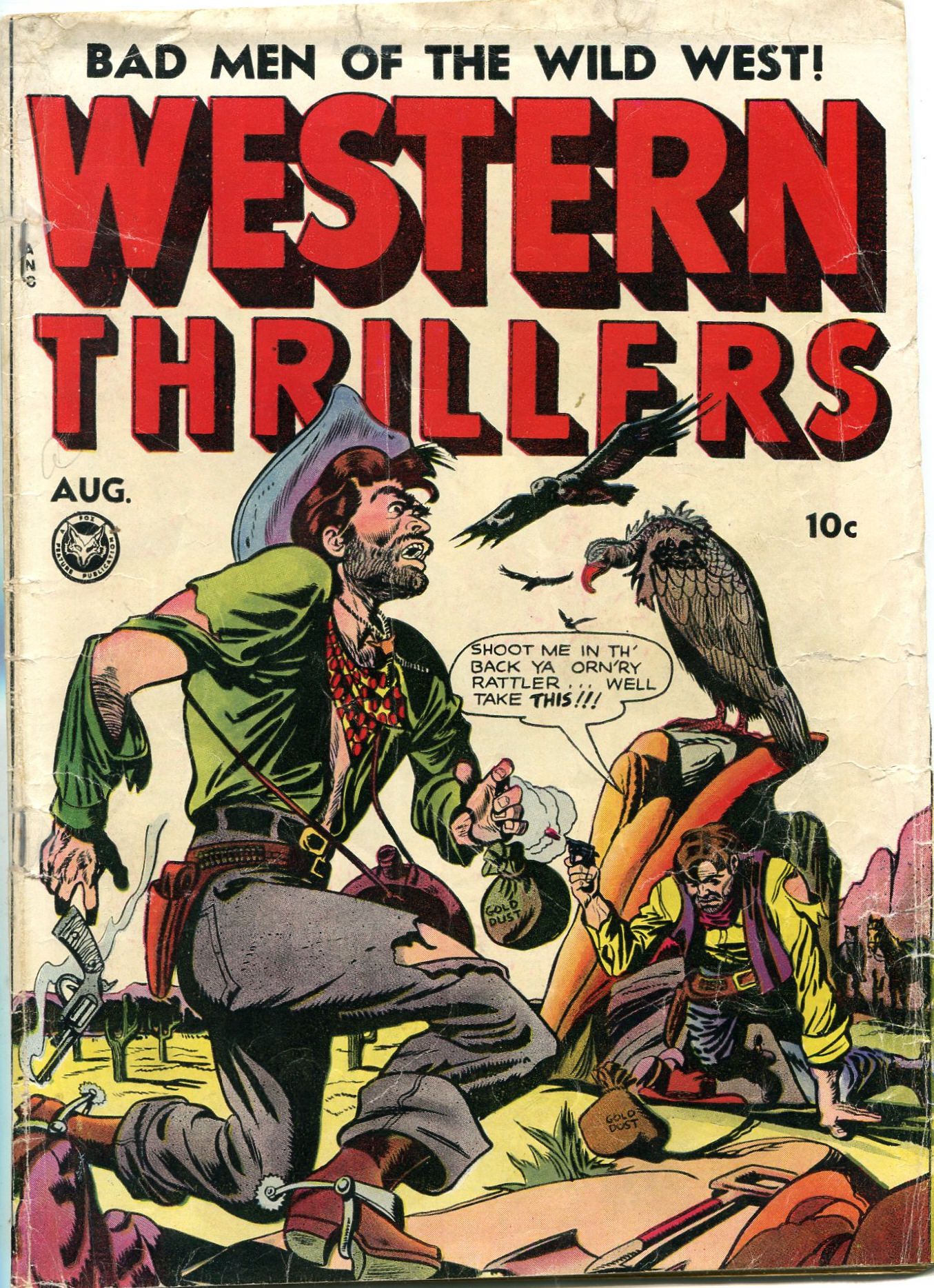 Read online Western Thrillers (1948) comic -  Issue #1 - 1