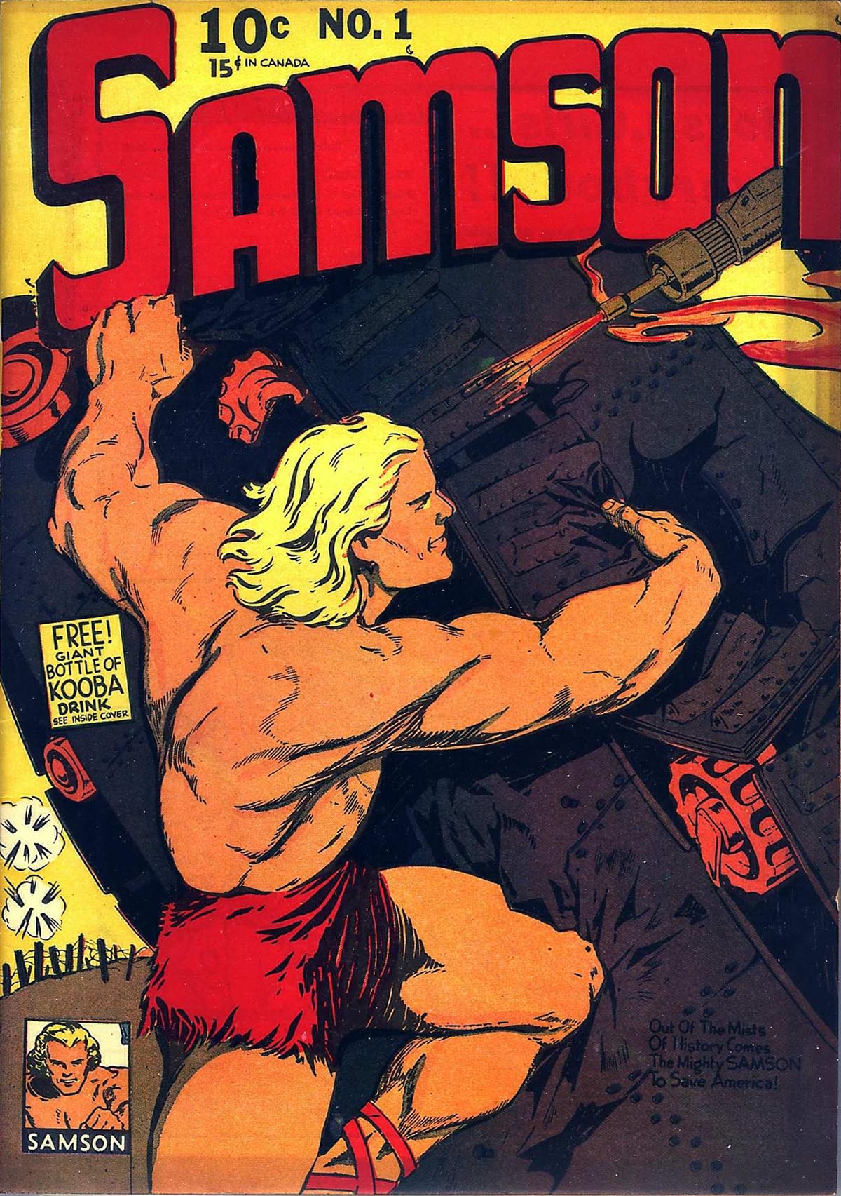 Read online Samson (1940) comic -  Issue #1 - 1