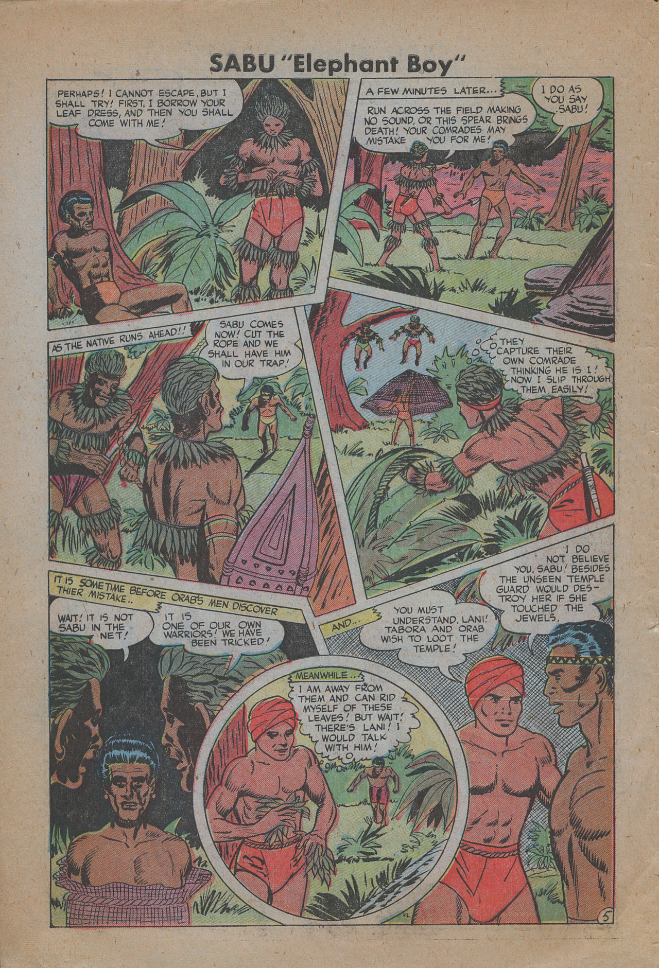 Read online Sabu: Elephant Boy comic -  Issue #2 - 6