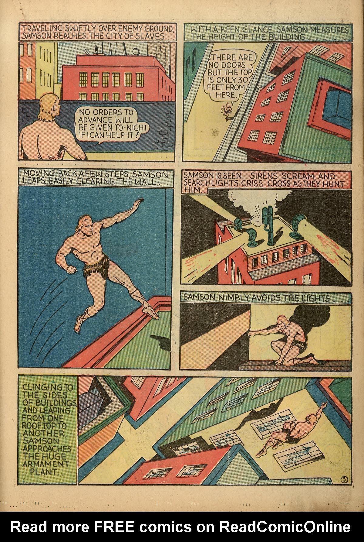 Read online Samson (1940) comic -  Issue #1 - 38