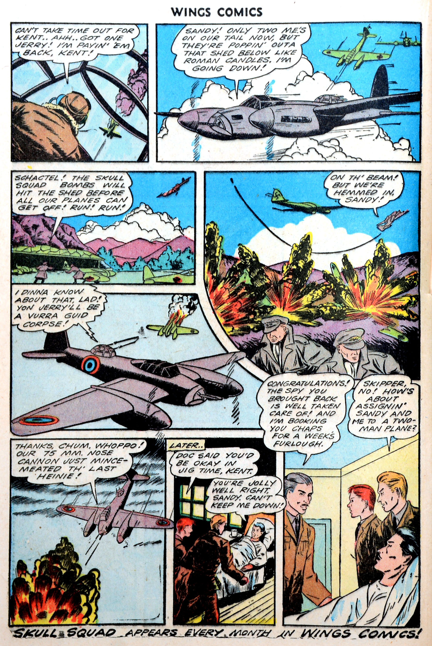 Read online Wings Comics comic -  Issue #47 - 32