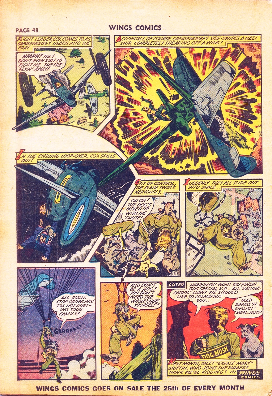 Read online Wings Comics comic -  Issue #28 - 50